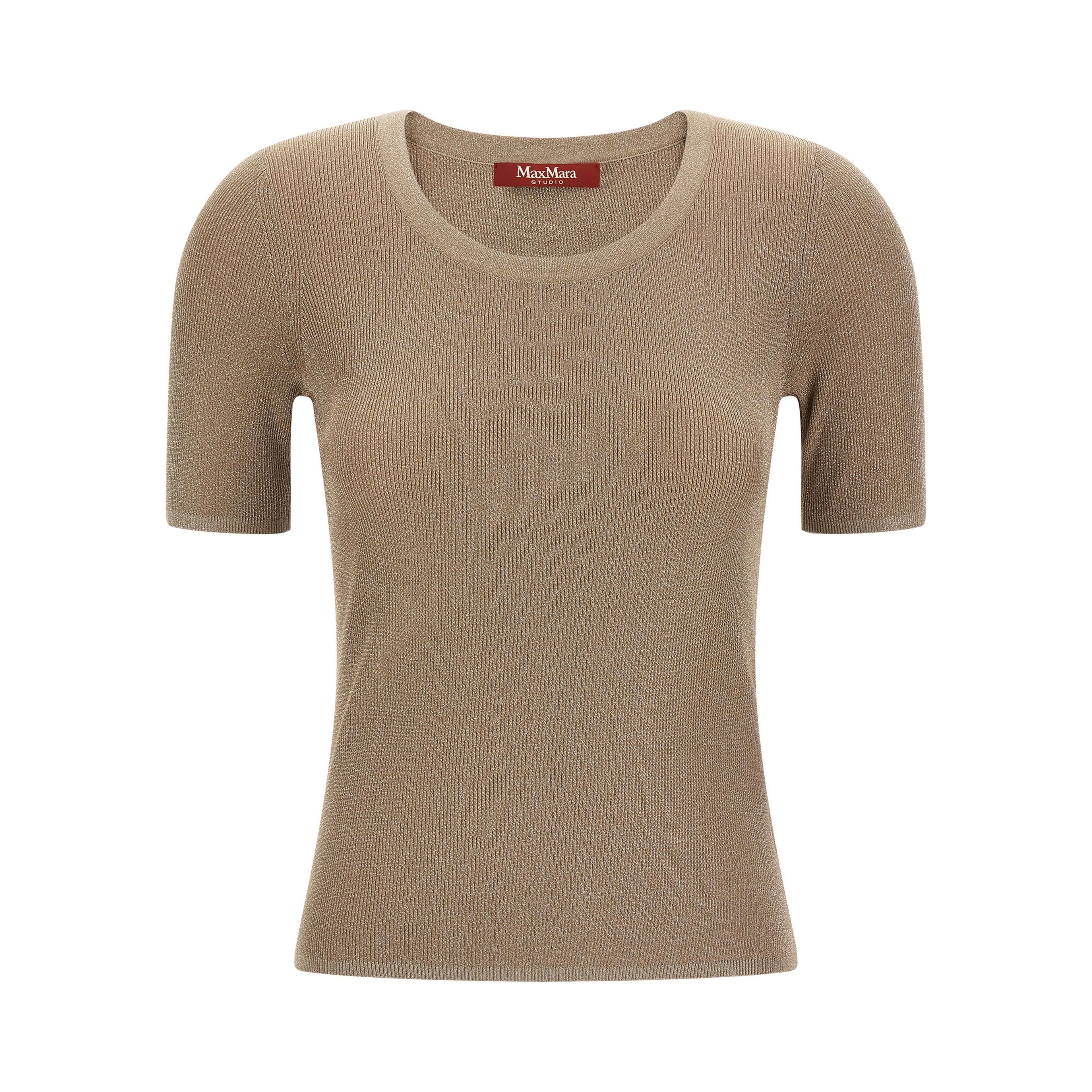 Beige Polyamide T-Shirt