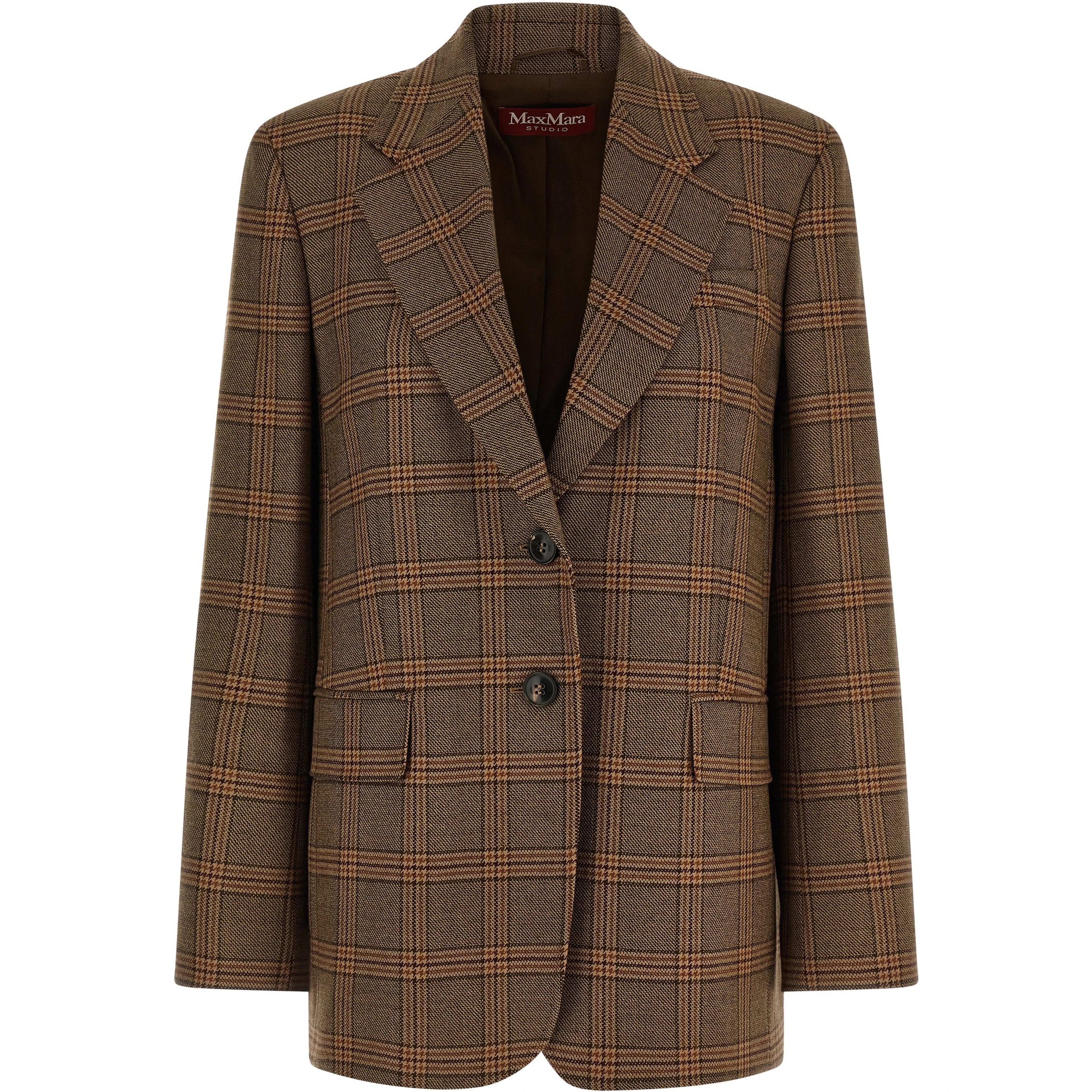 Brown Wool Blazer