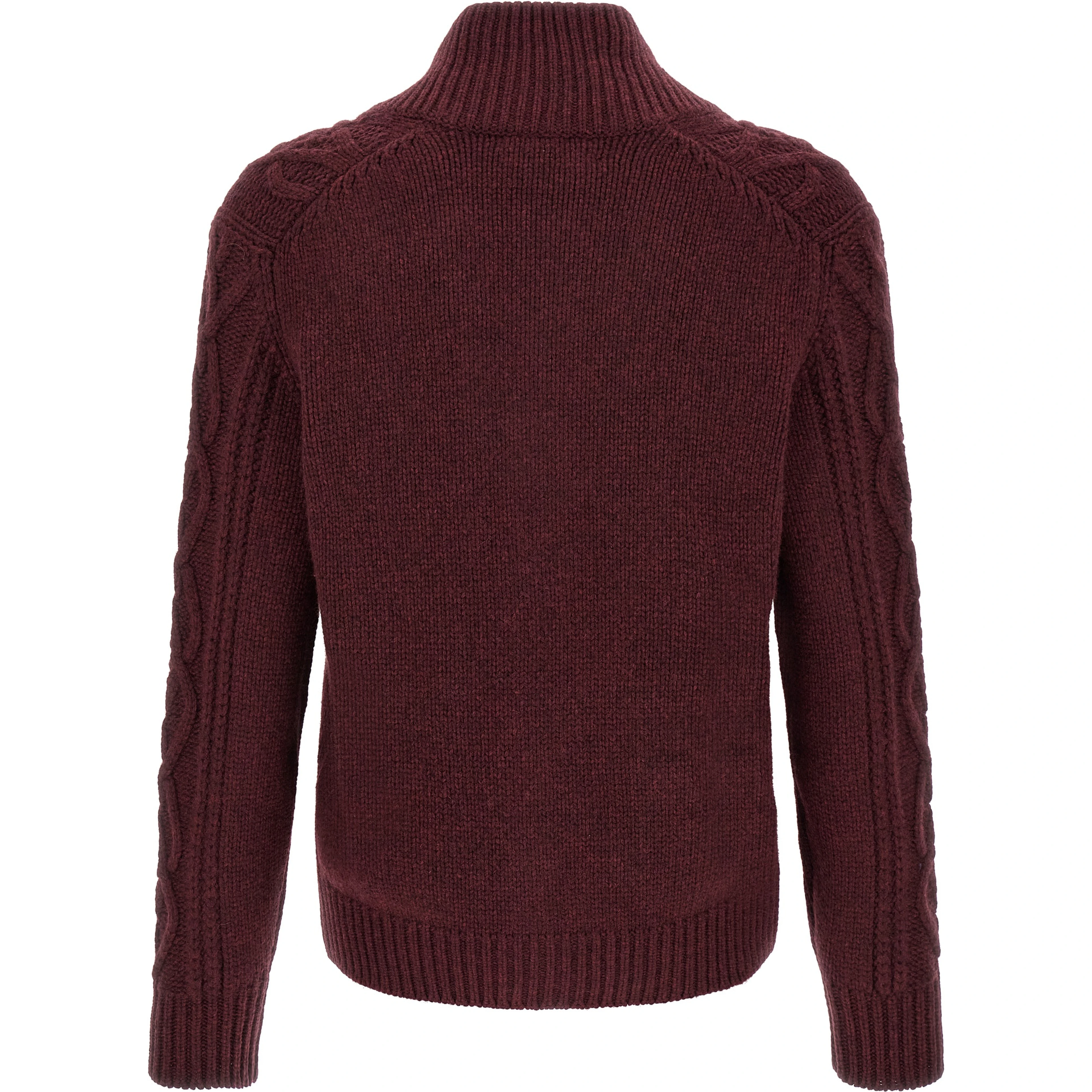 Bordeaux Cashmere Cardigan