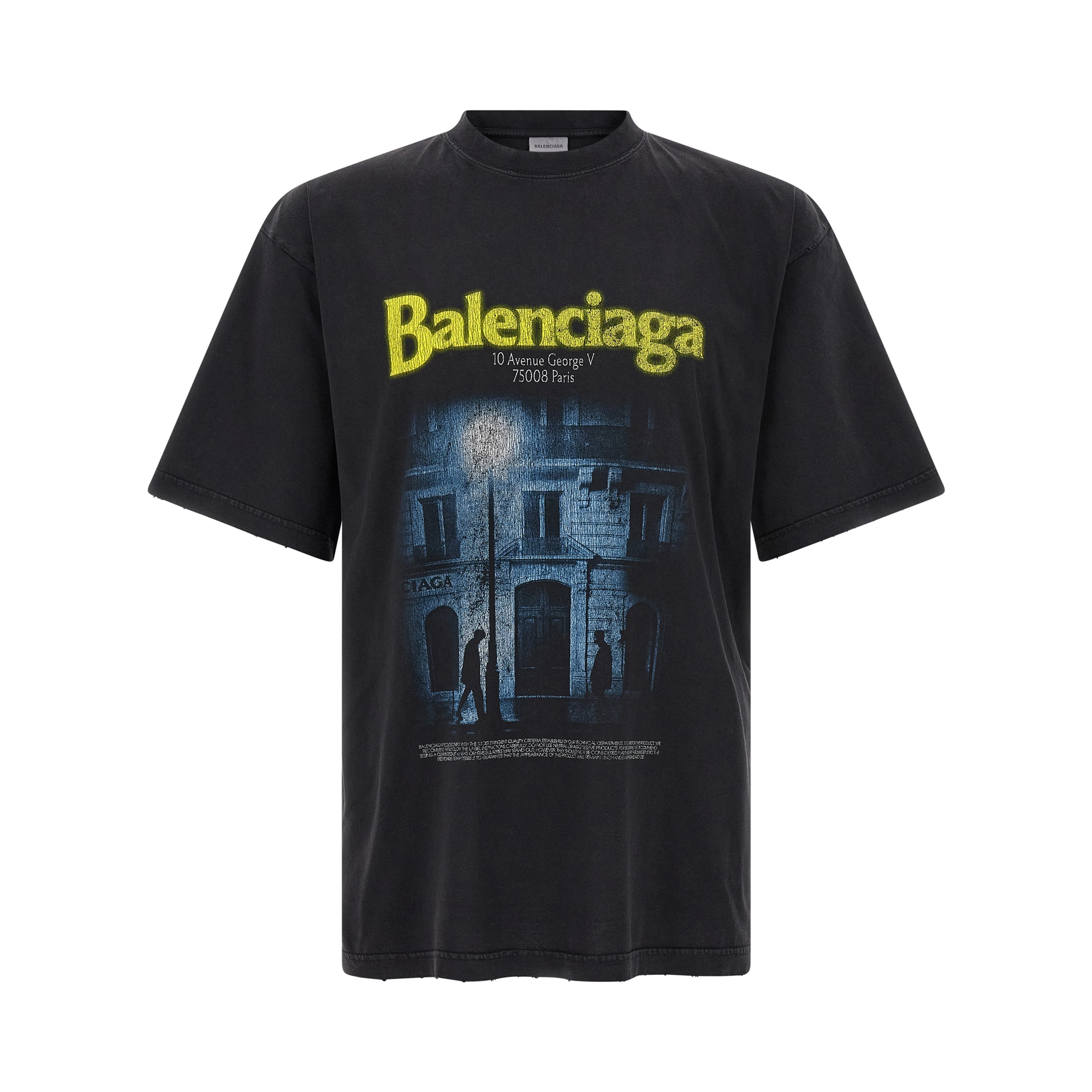 Black Cotton T-Shirt
