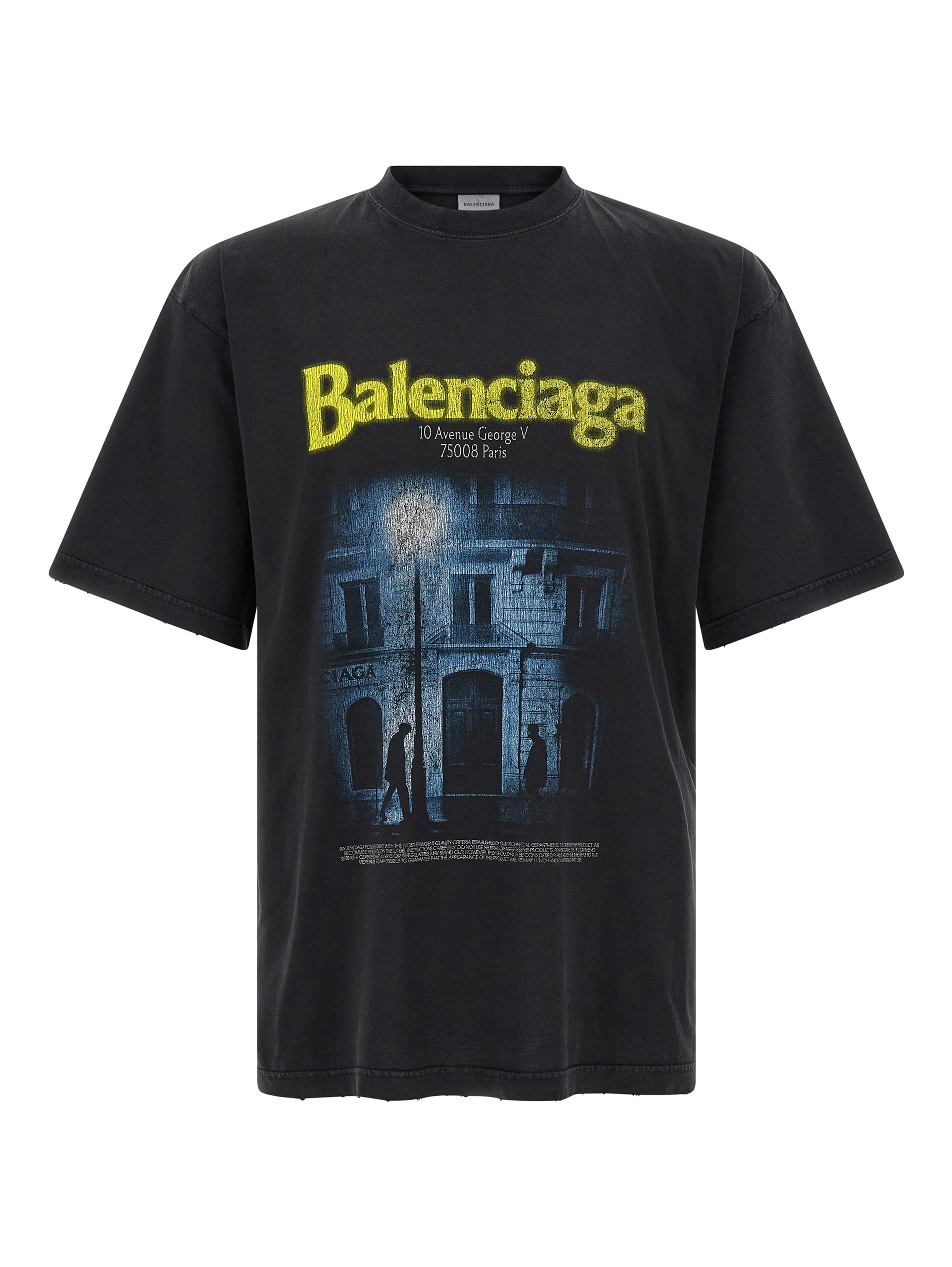 Black Cotton T-Shirt