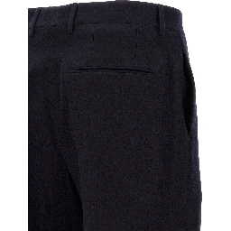Blue Virgin Wool Two-Piece Suit