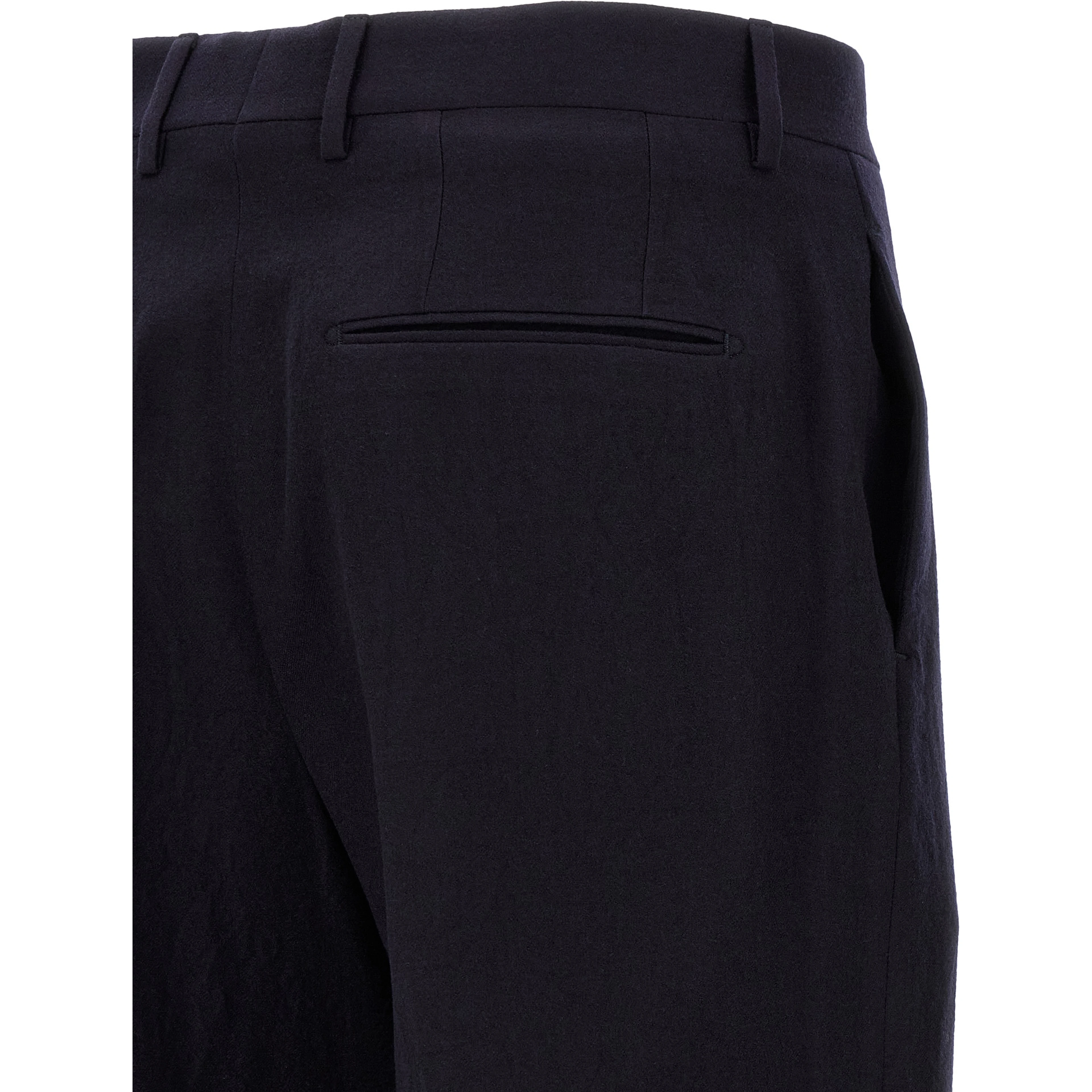 Blue Virgin Wool Two-Piece Suit