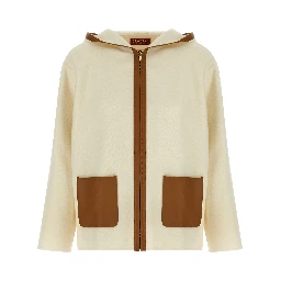 White Virgin Wool Coat