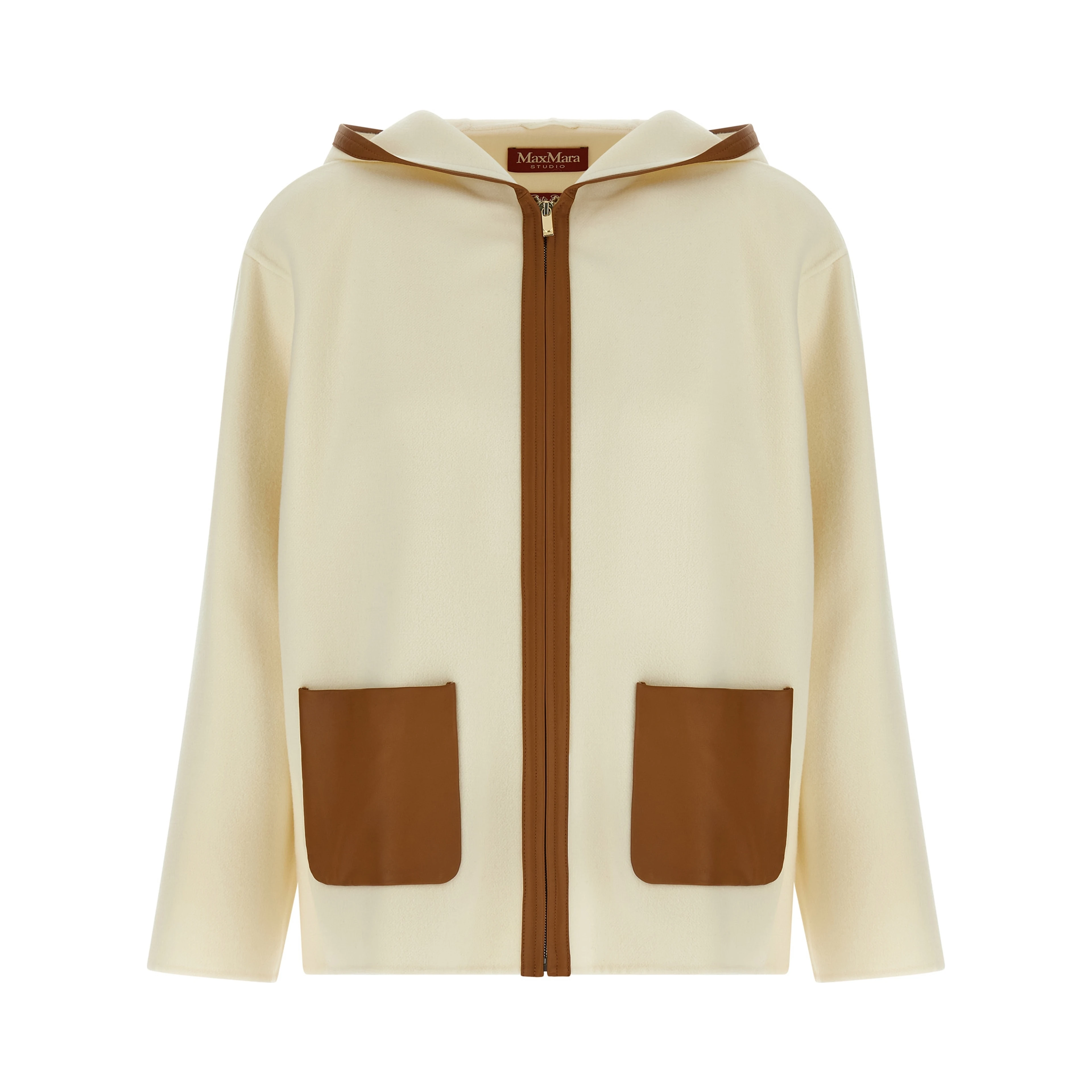 White Virgin Wool Coat