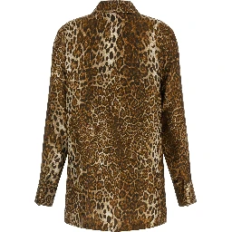 Brown Silk Blouse