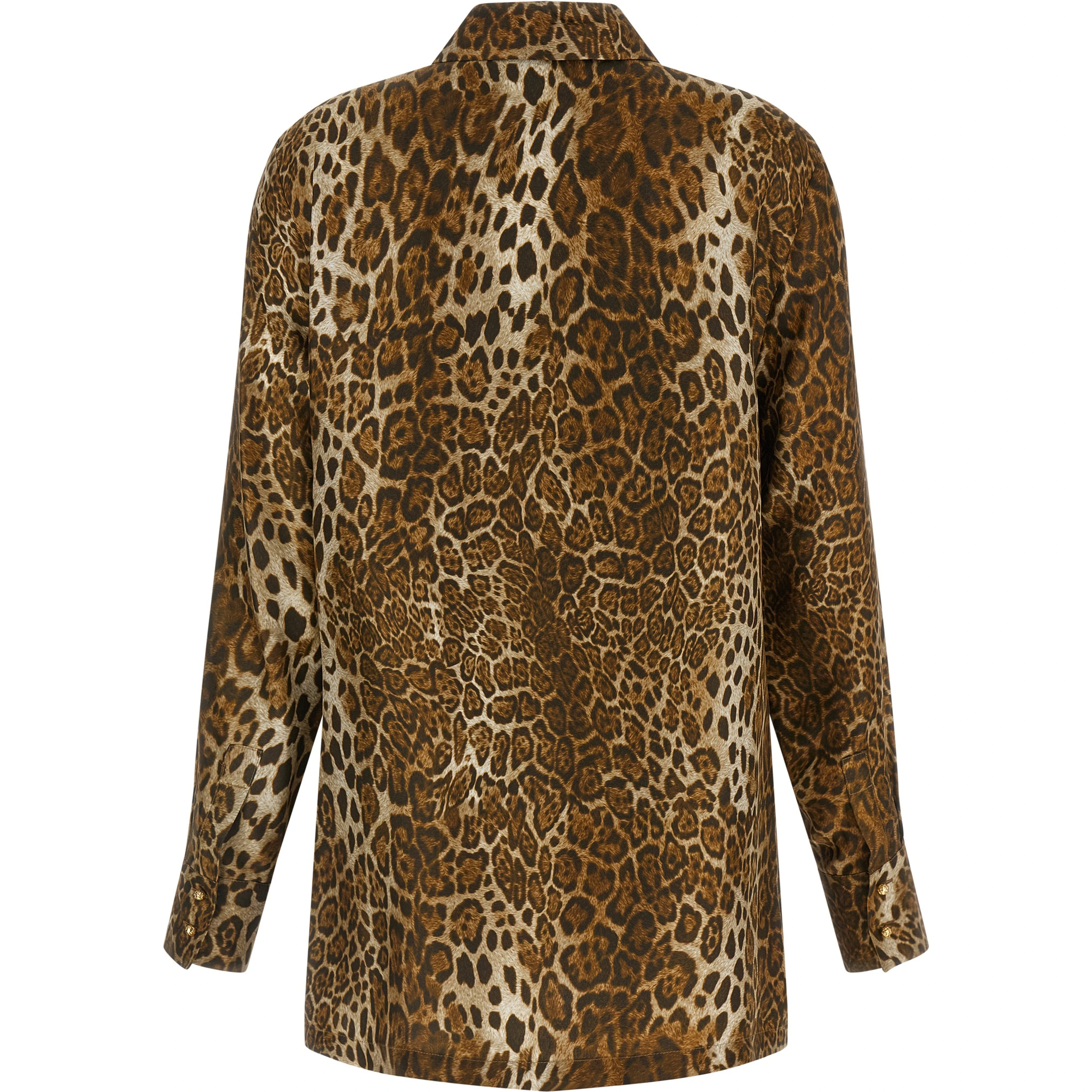 Brown Silk Blouse