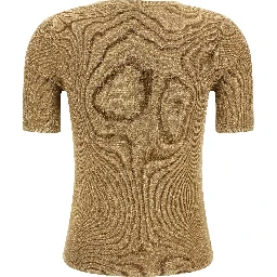 Gold Polyamide T-Shirt