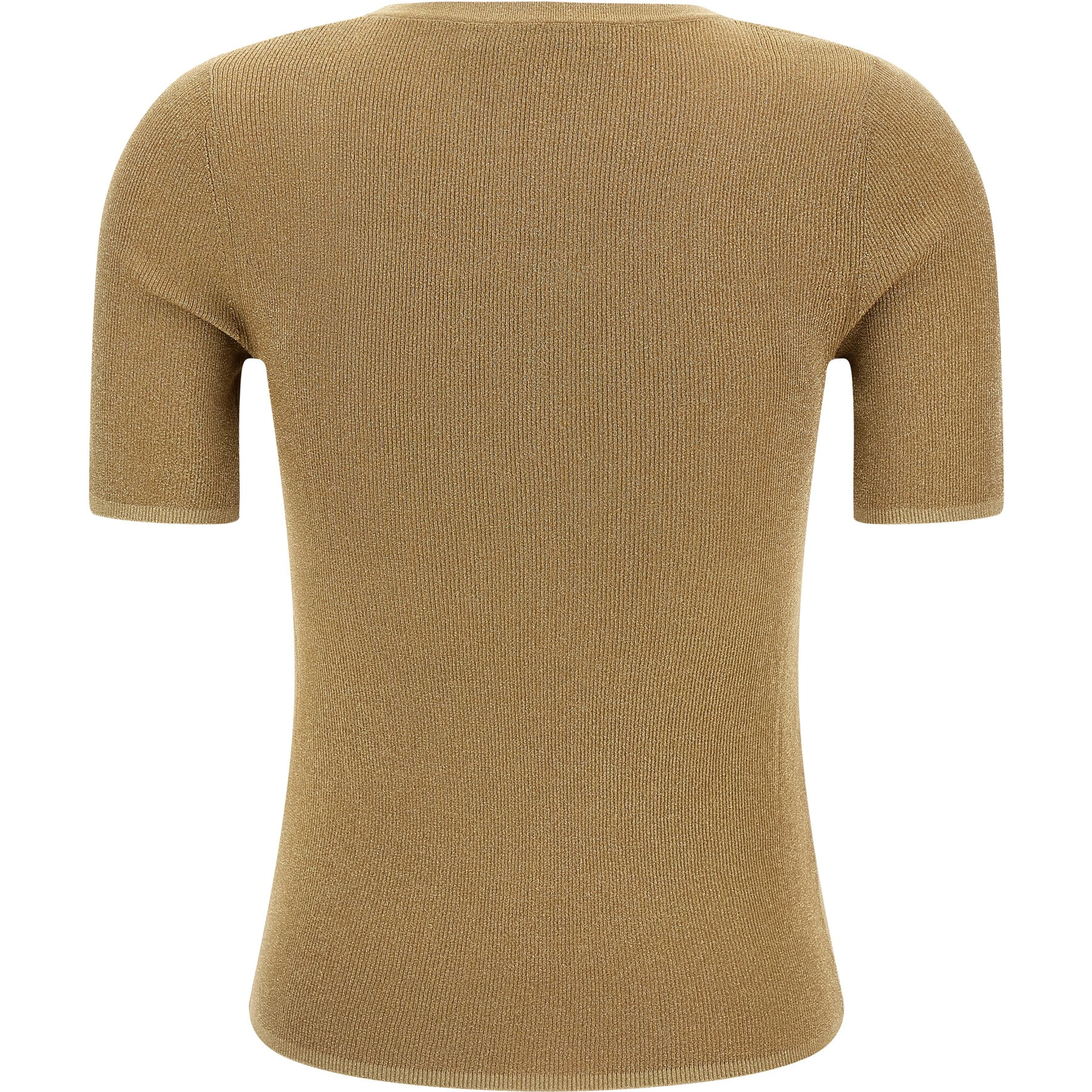 Gold Polyamide T-Shirt