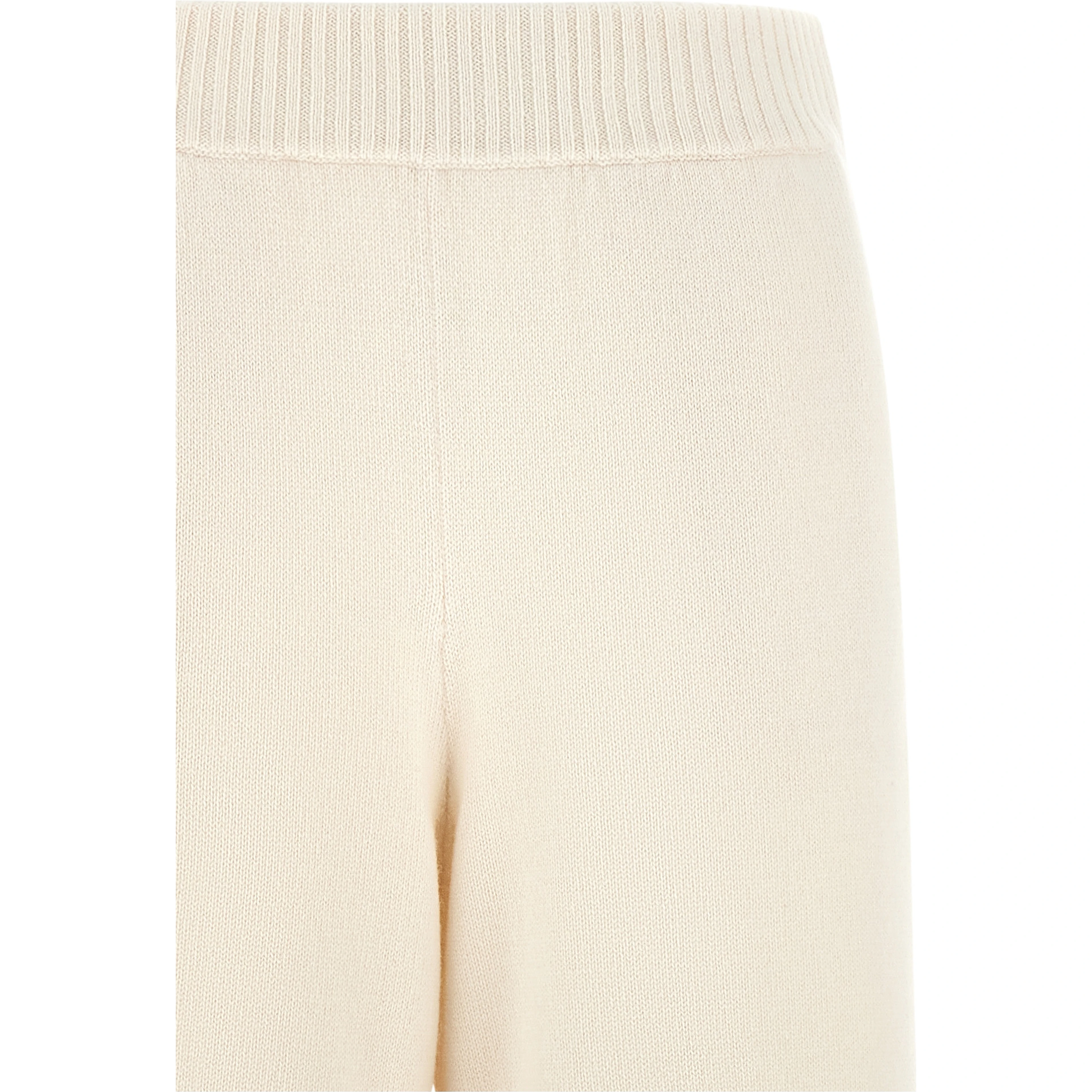 White Cashmere Athletic Pants
