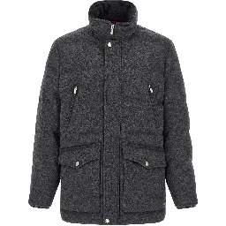 Gray Wool Parka