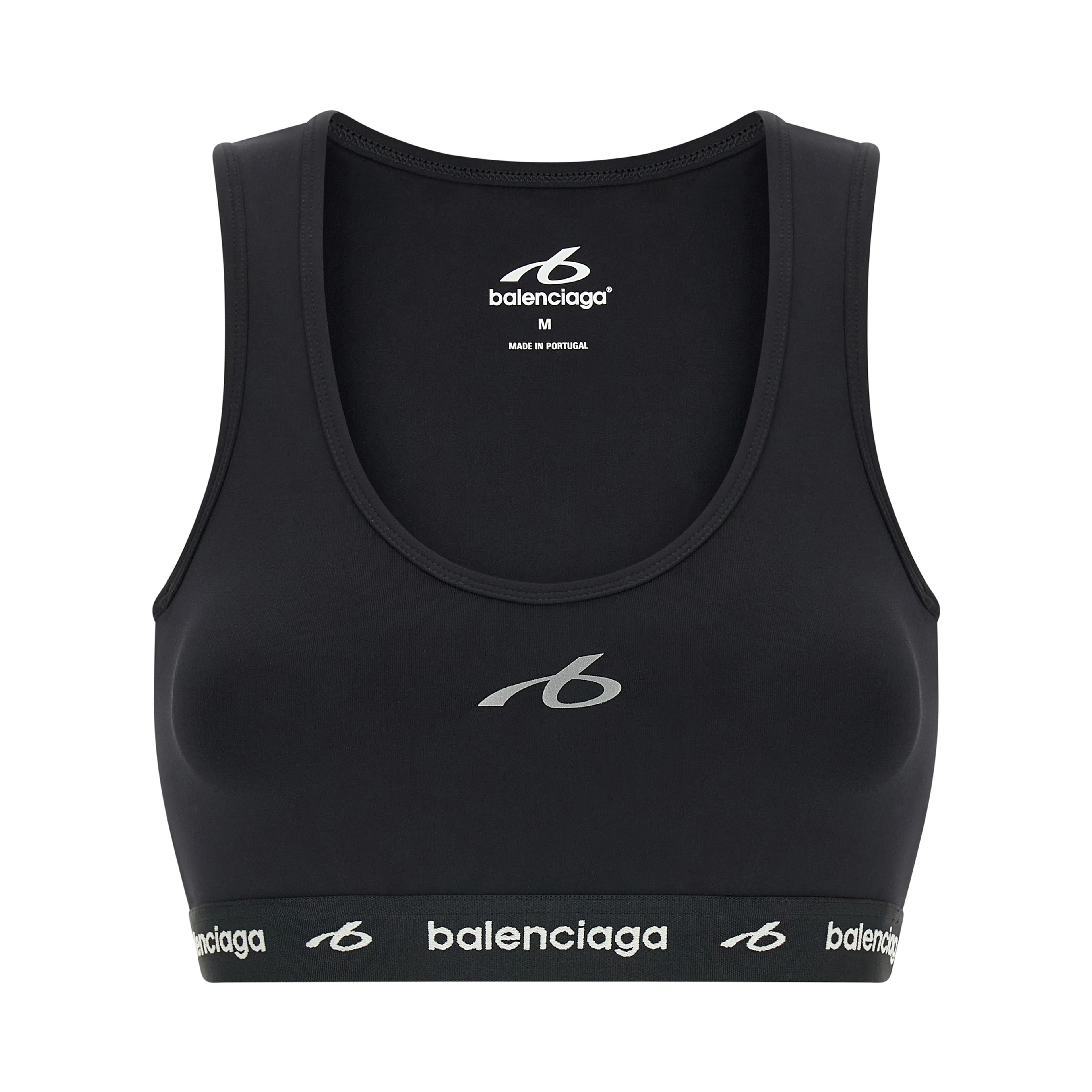 Black Polyamide Sport Bra