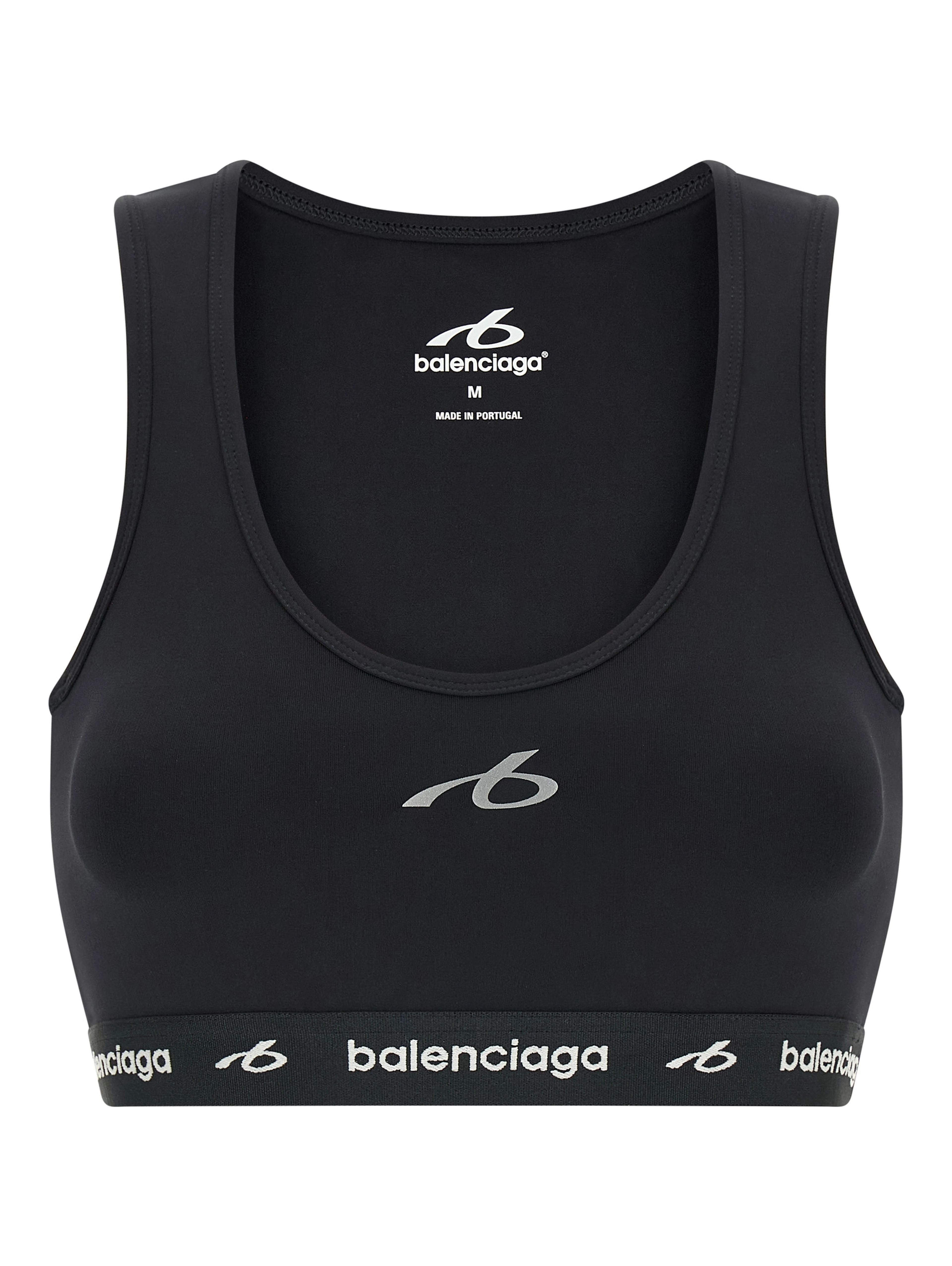 Black Polyamide Sport Bra