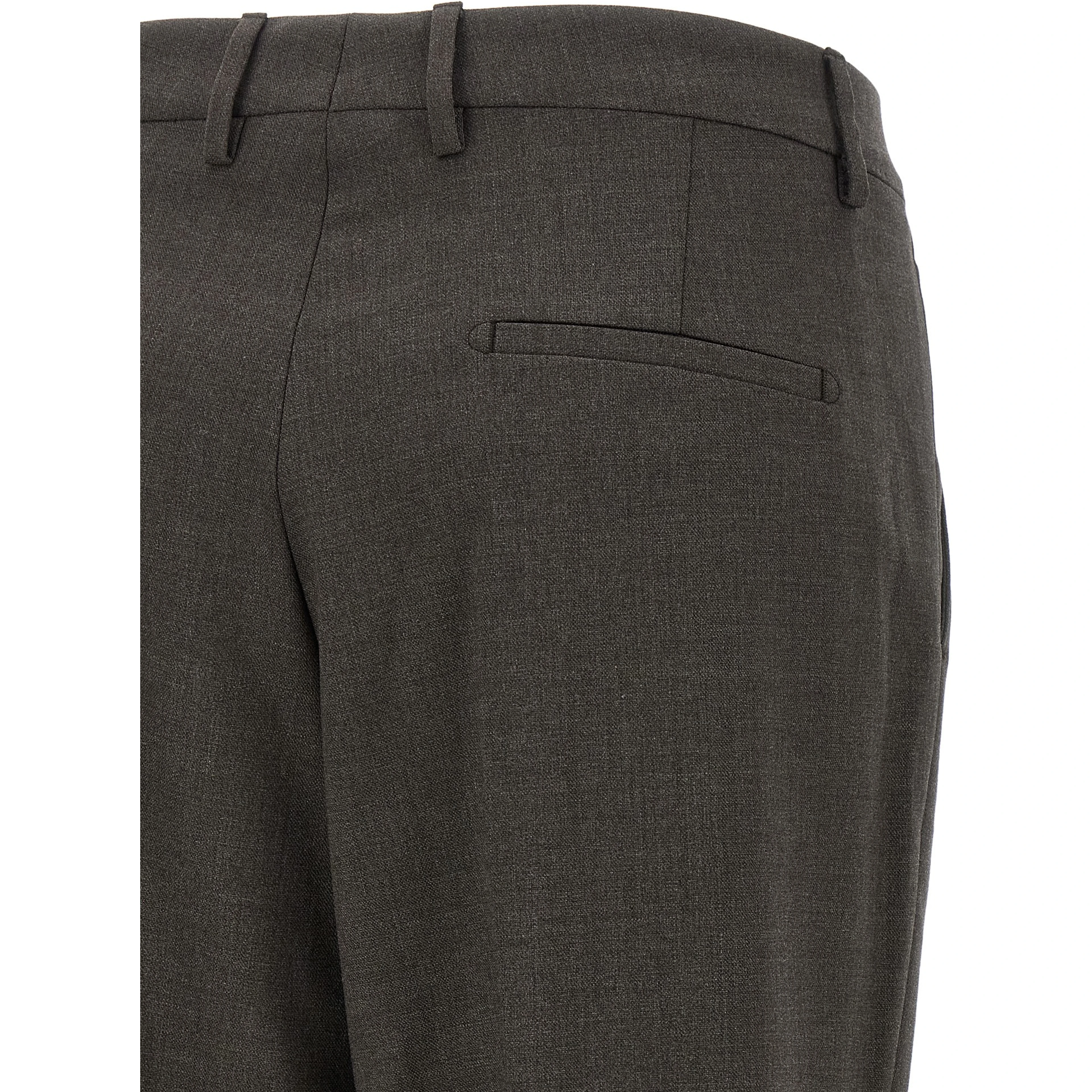 Gray Virgin Wool Two-Piece Suit