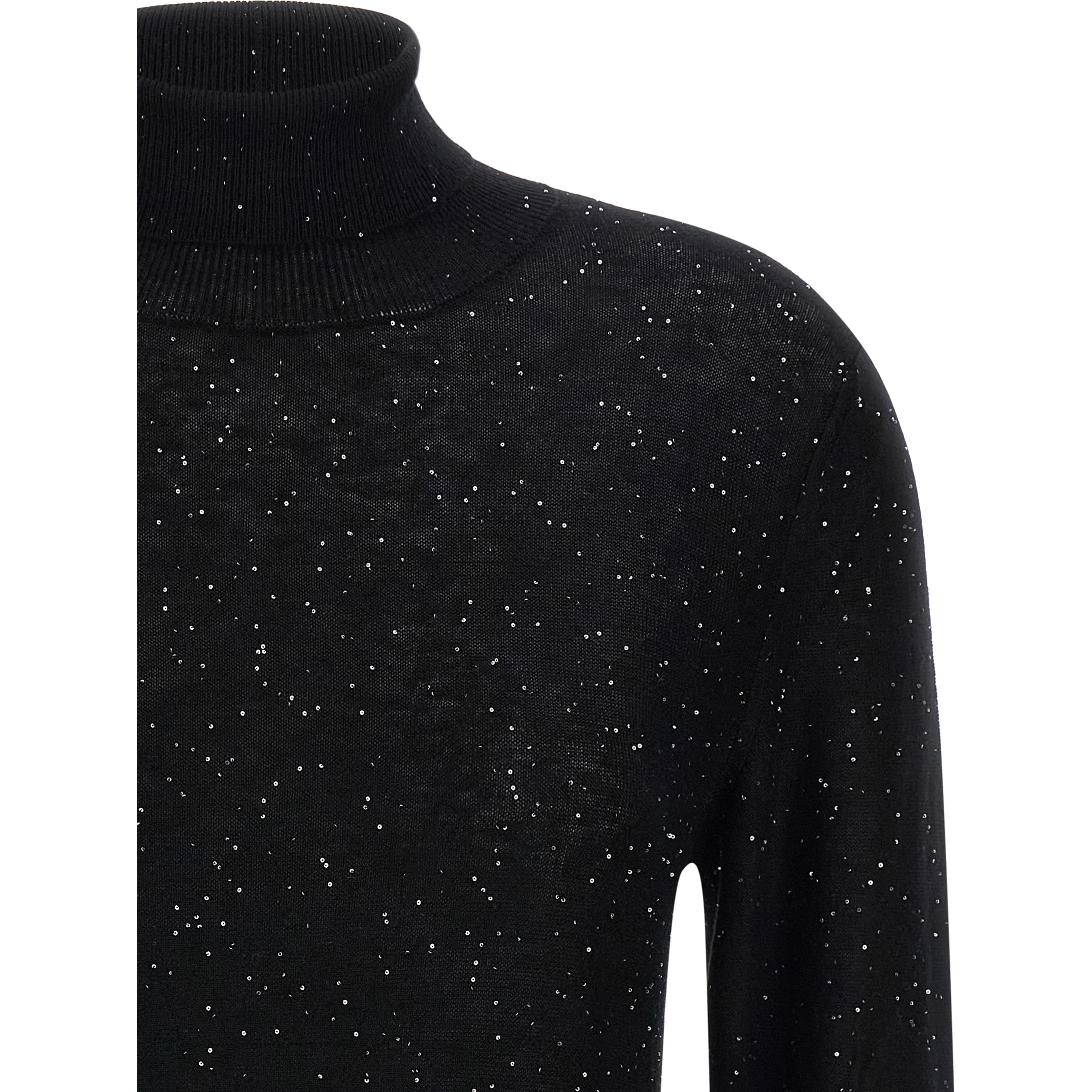 Black Wool Cardigan
