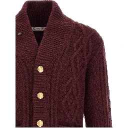 Bordeaux Cashmere Cardigan