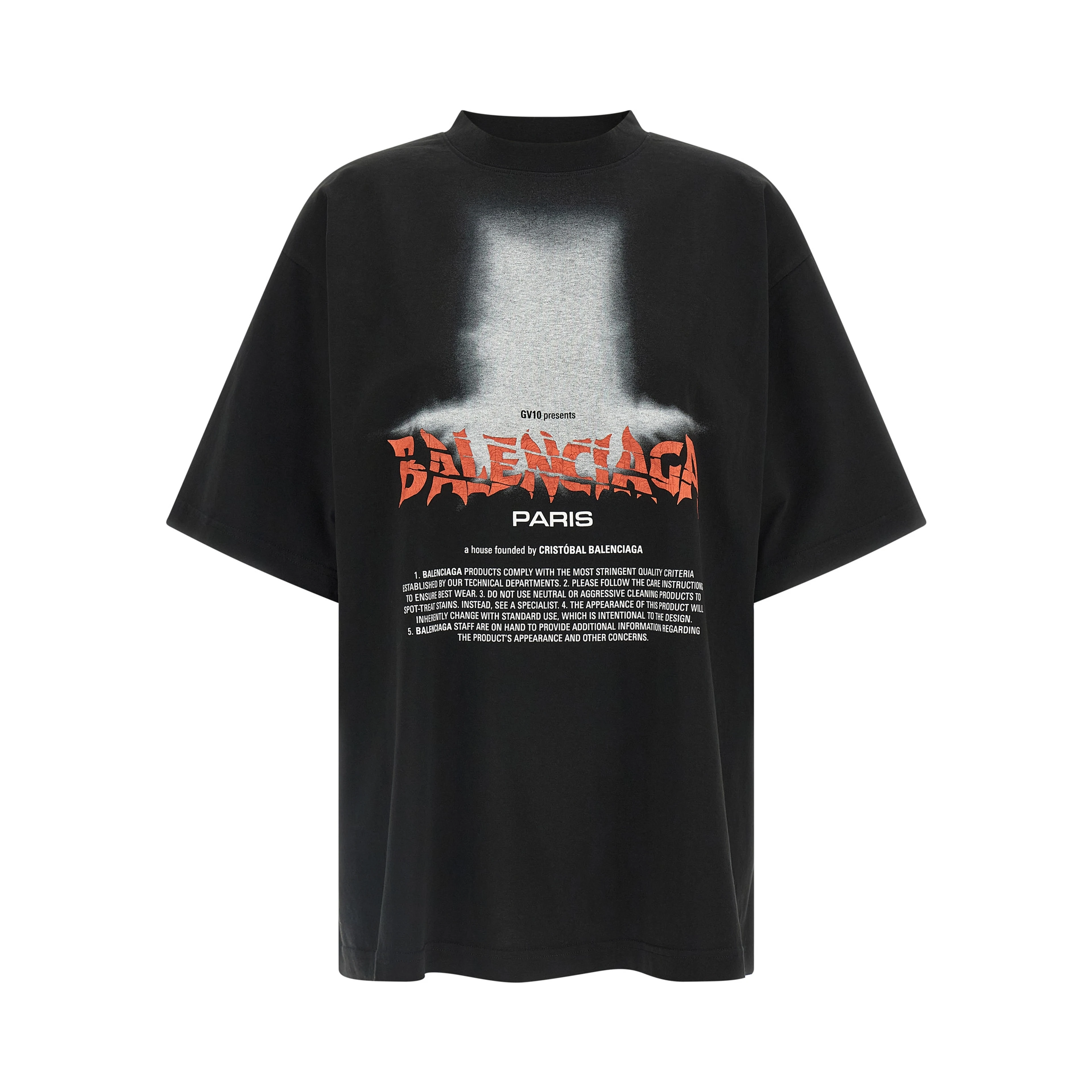 Black Cotton T-Shirt