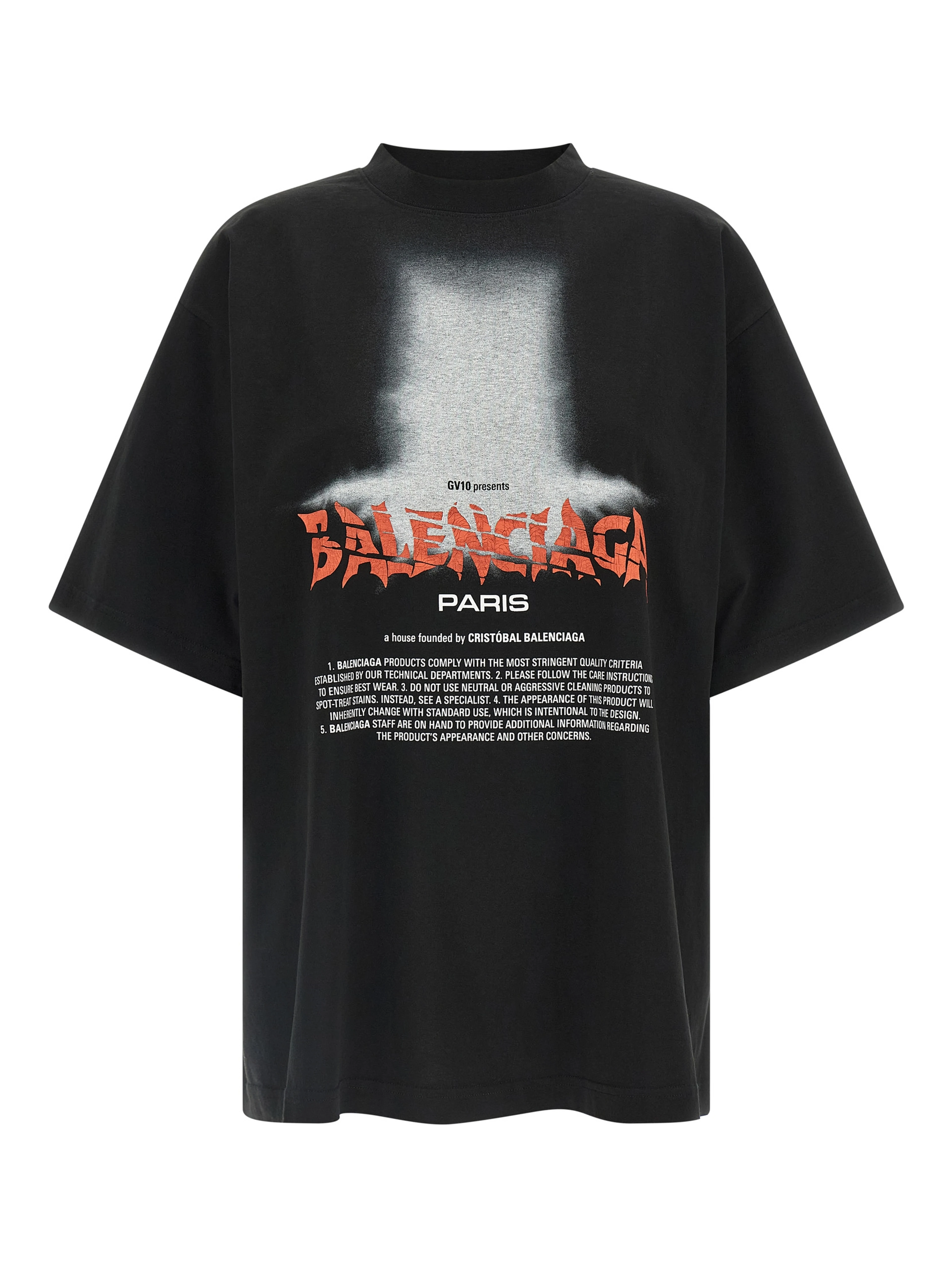 Black Cotton T-Shirt