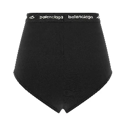 Black Polyamide Briefs