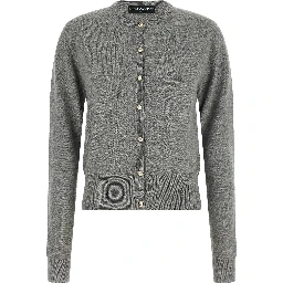 Gray Cashmere Cardigan