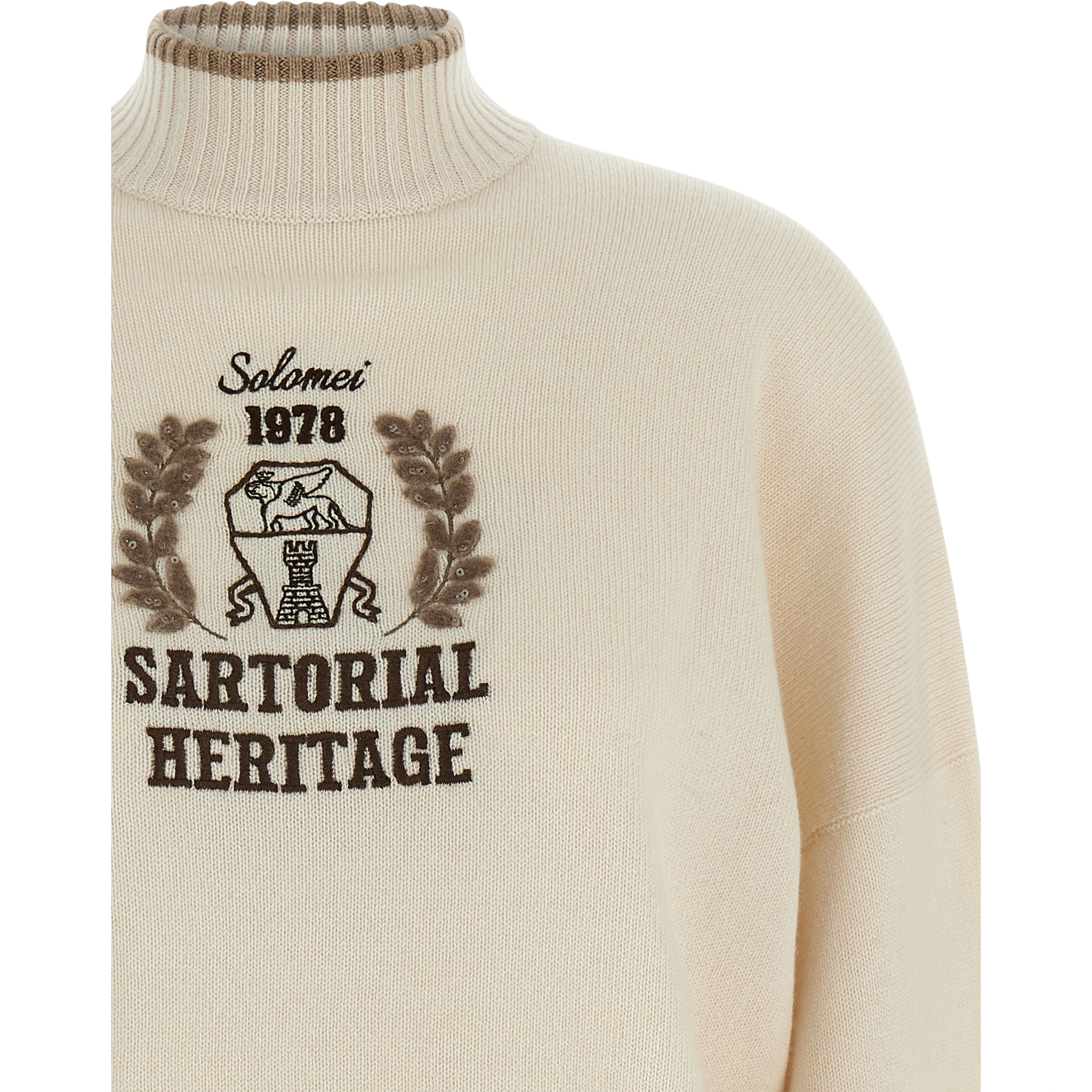 Beige Cashmere Cardigan