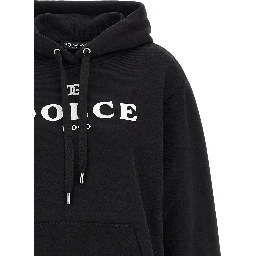 Black Cotton Hoodie