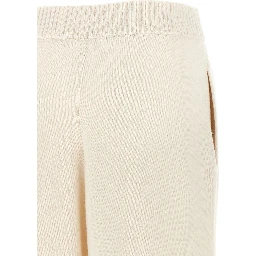 White Cashmere Athletic Pants