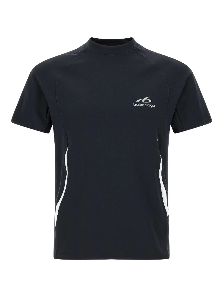 Blue Polyamide T-Shirt