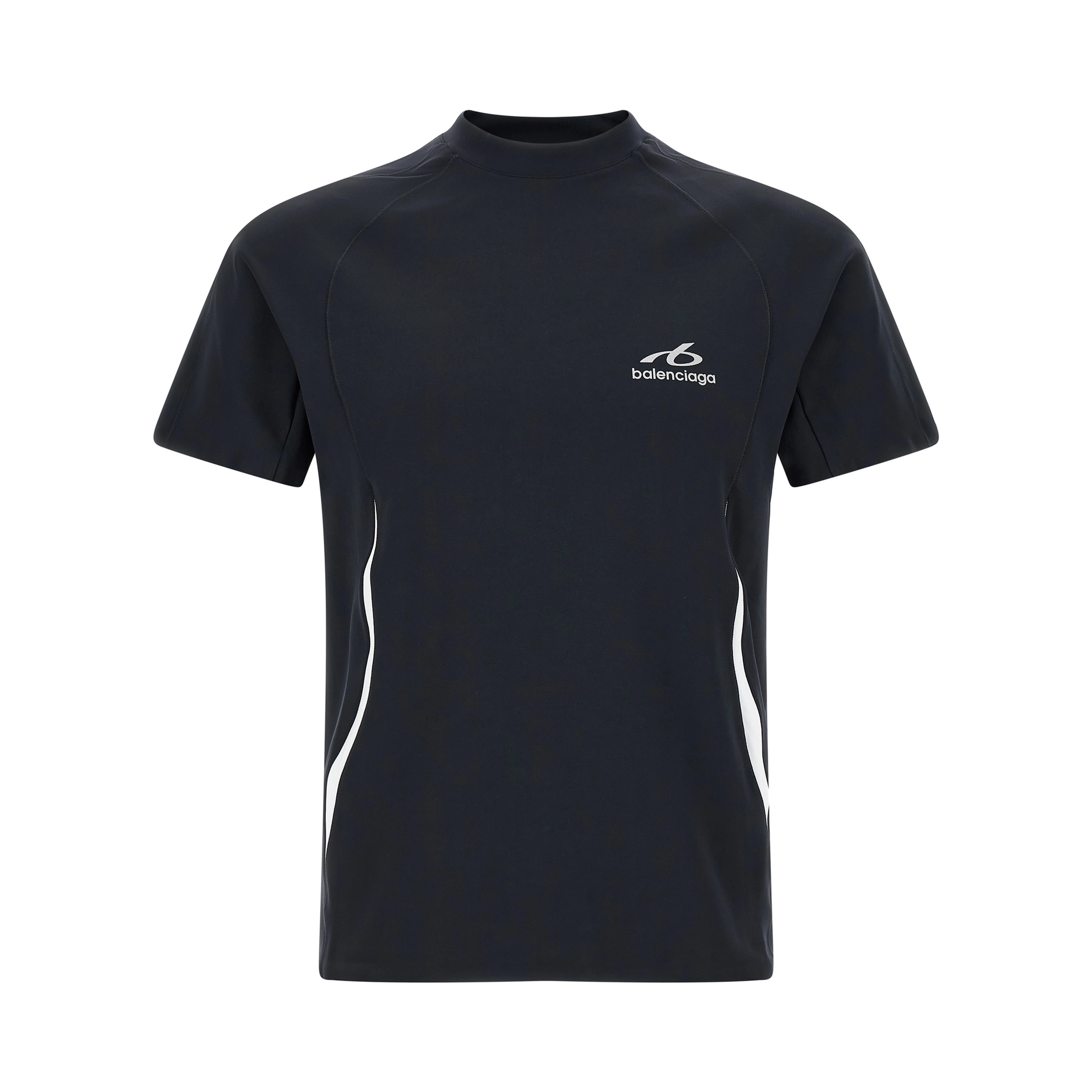 Blue Polyamide T-Shirt