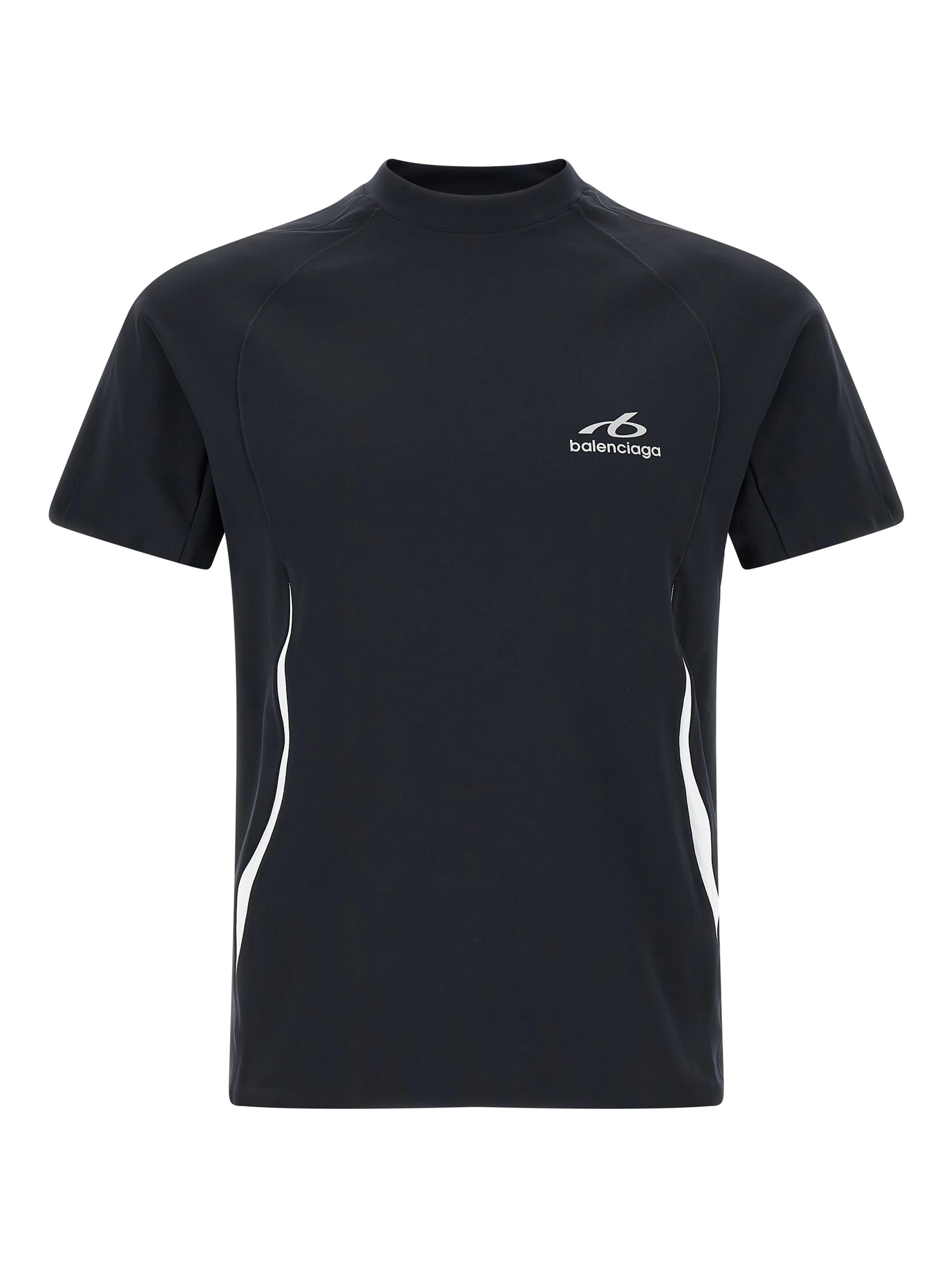 Blue Polyamide T-Shirt