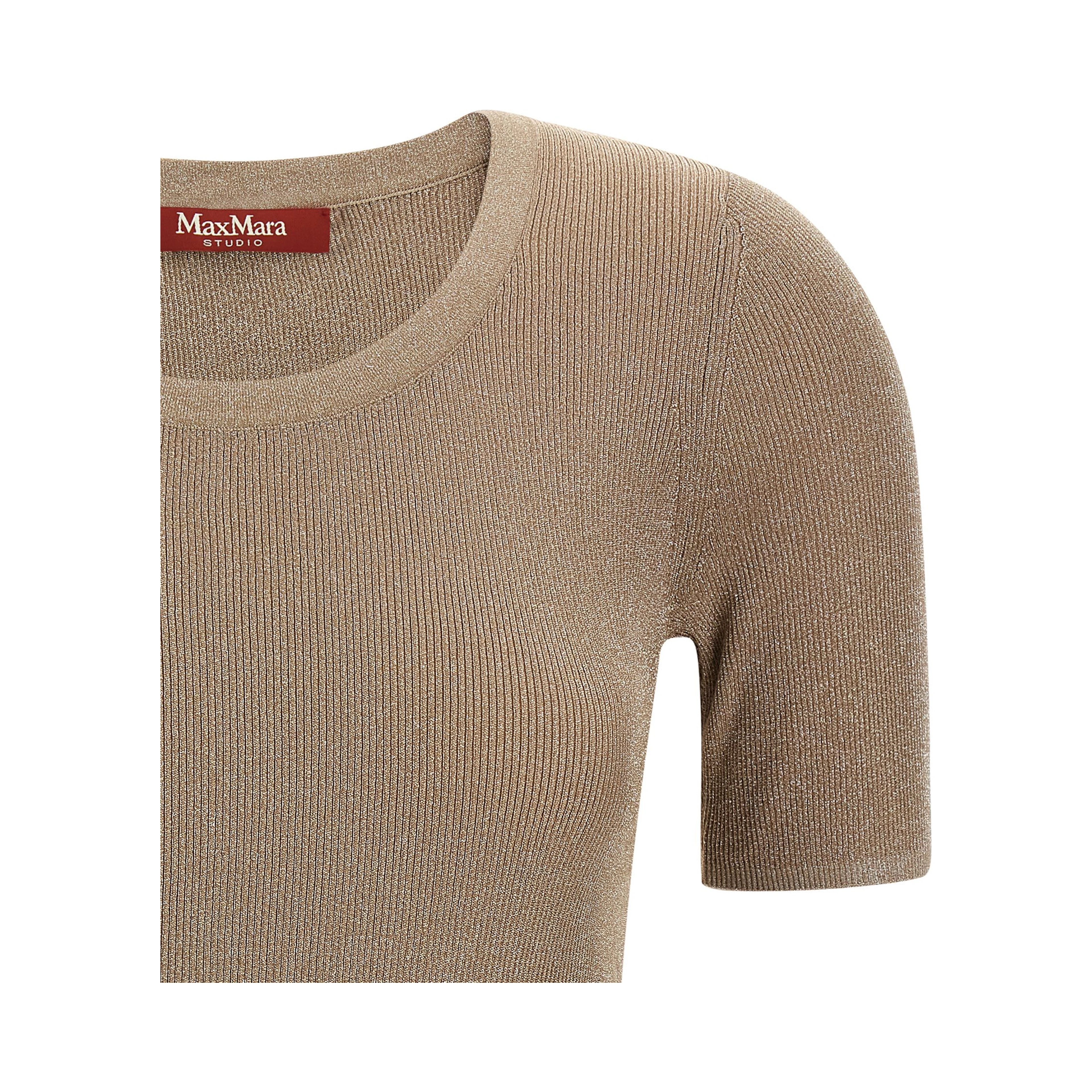 Beige Polyamide T-Shirt