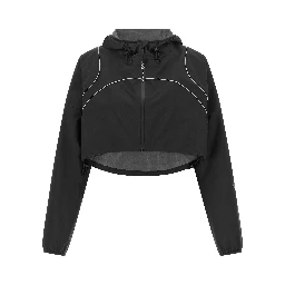 Black Polyester Sweatshirt