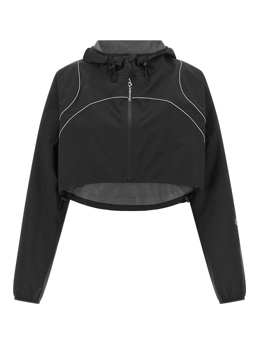 Black Polyester Sweatshirt