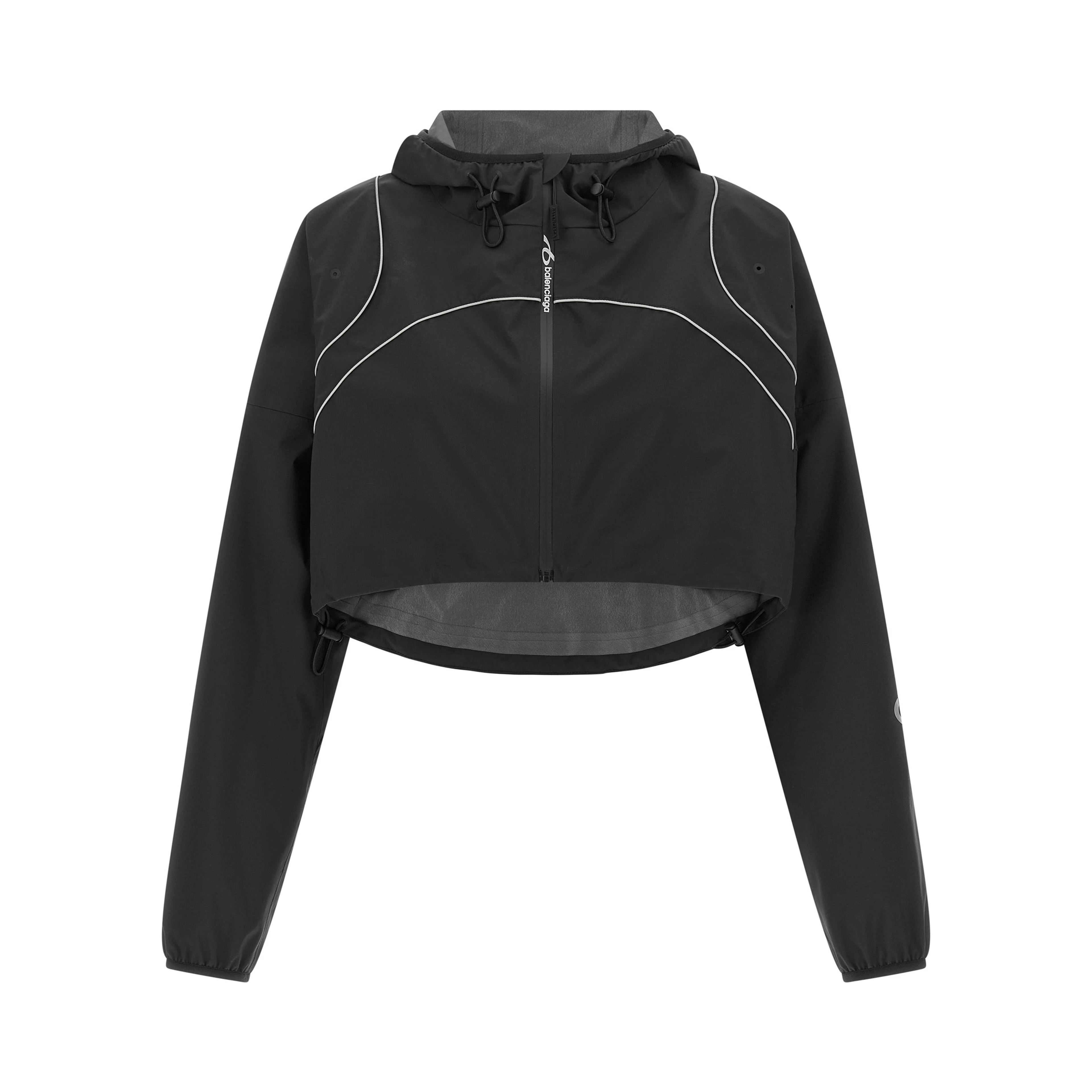 Black Polyester Sweatshirt