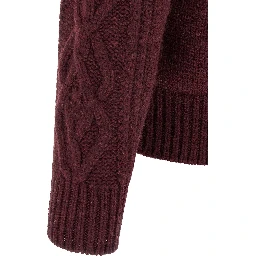 Bordeaux Cashmere Cardigan