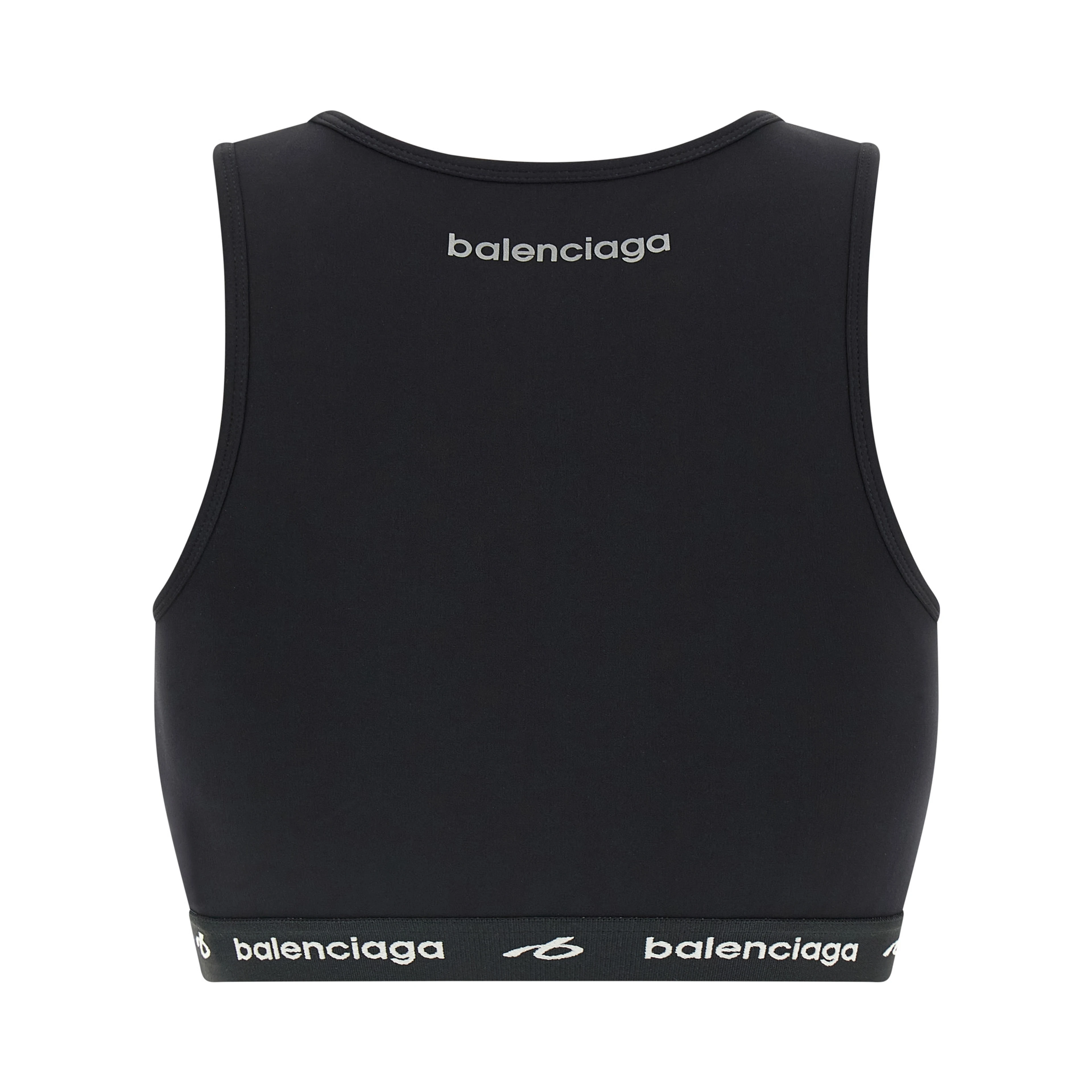 Black Polyamide Sport Bra