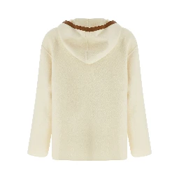 White Virgin Wool Coat