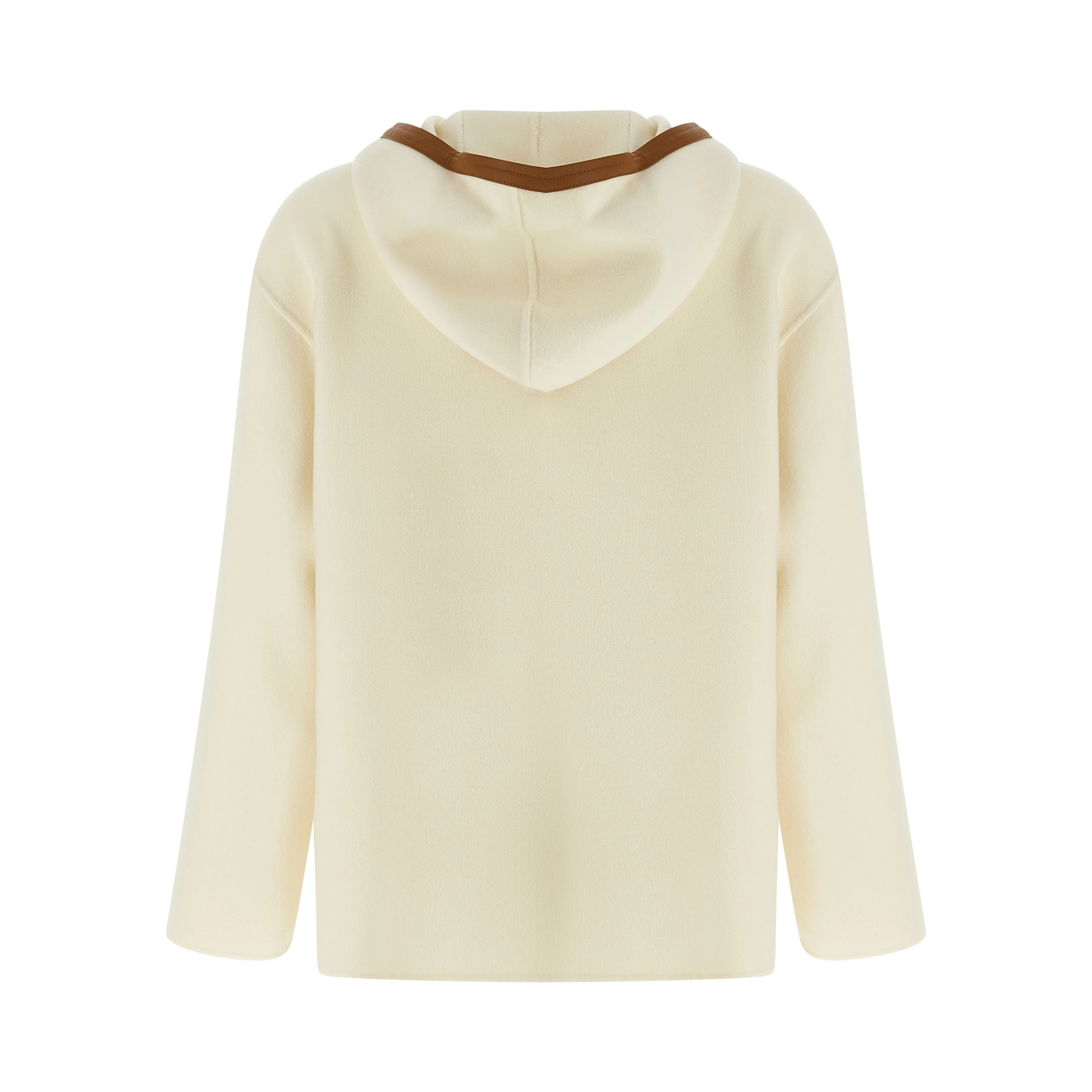 White Virgin Wool Coat