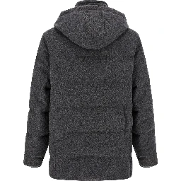Gray Wool Parka