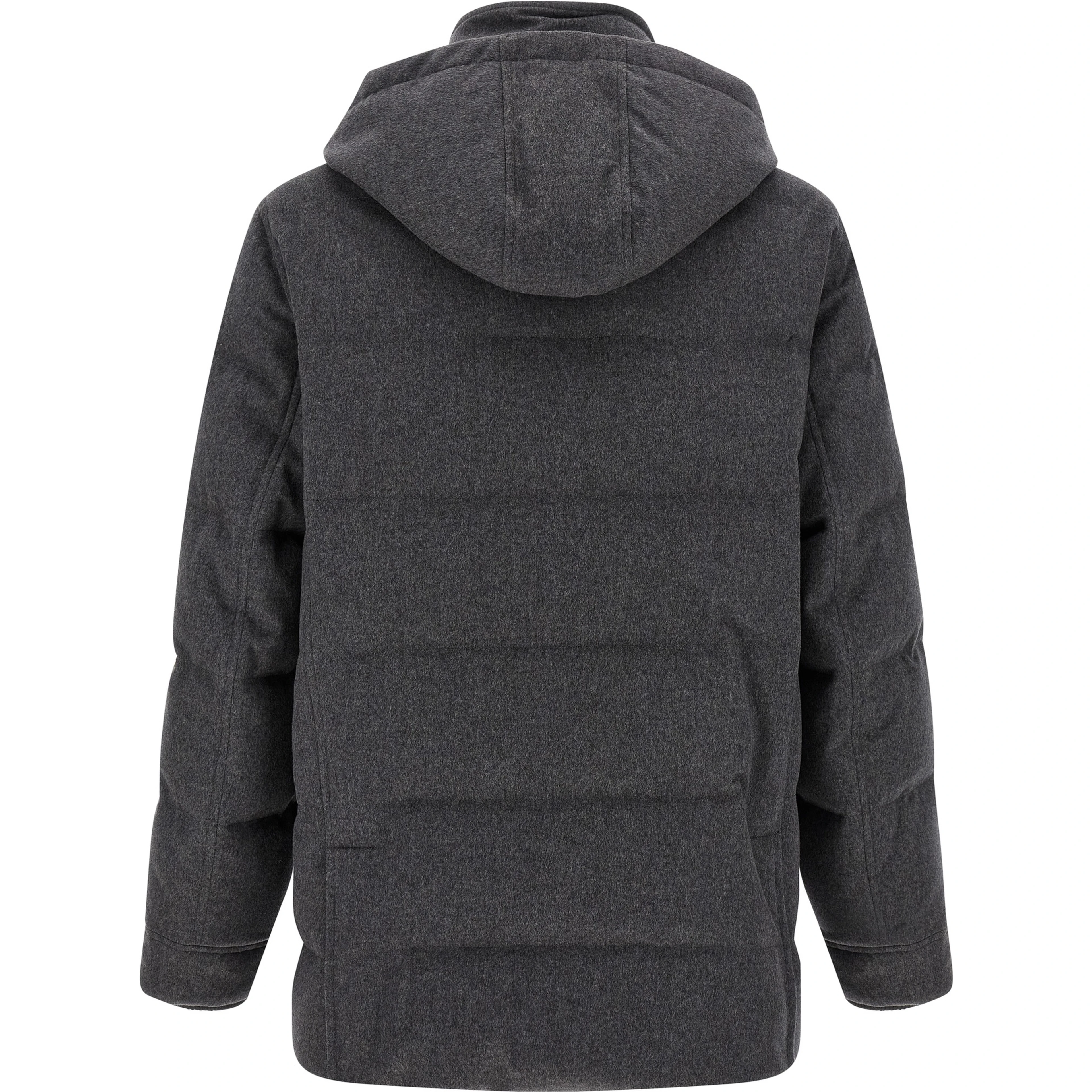 Gray Wool Parka