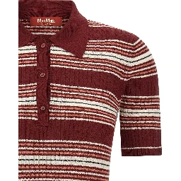 Bordeaux Silk Polo Shirt