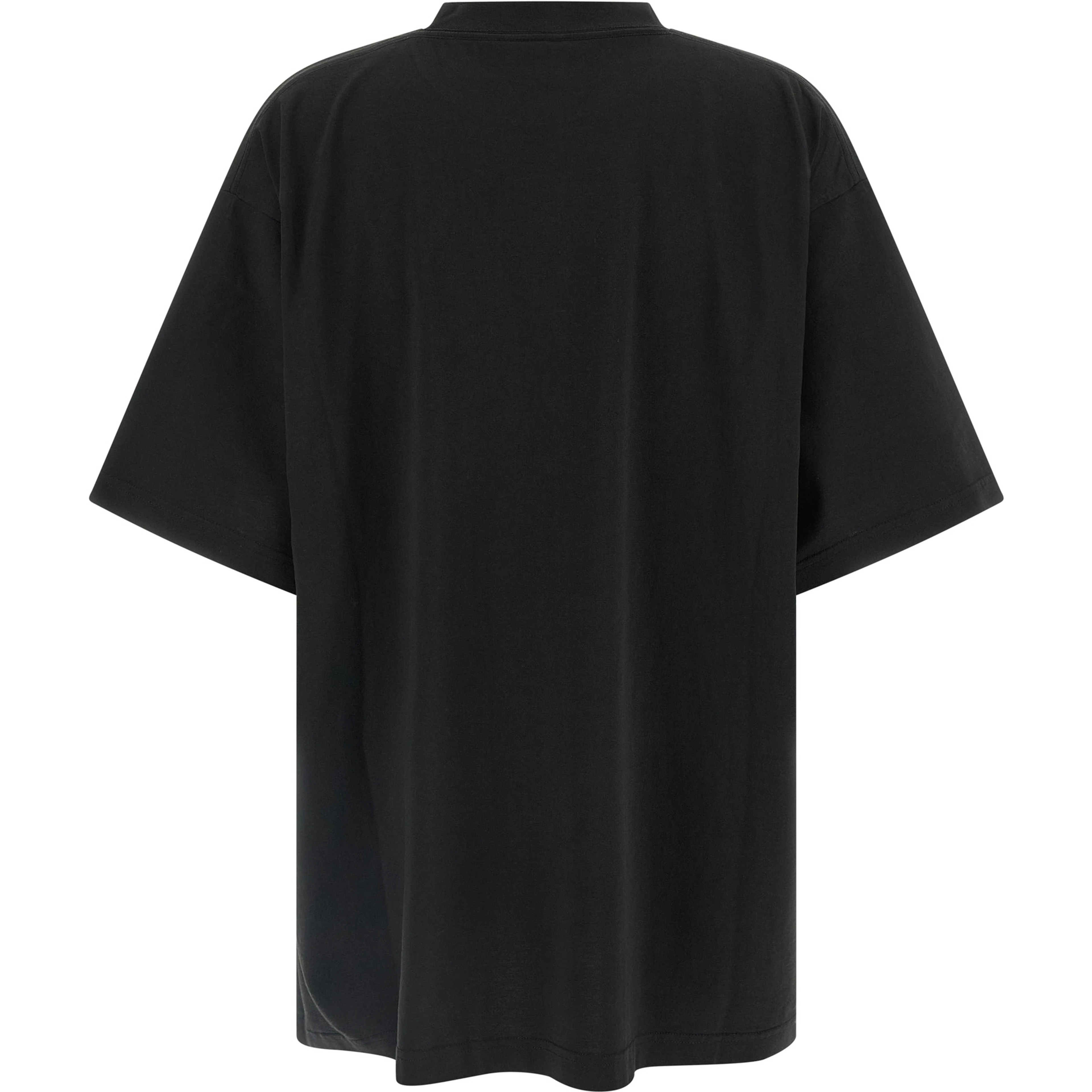 Black Cotton T-Shirt