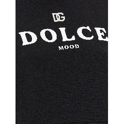 Black Cotton Hoodie