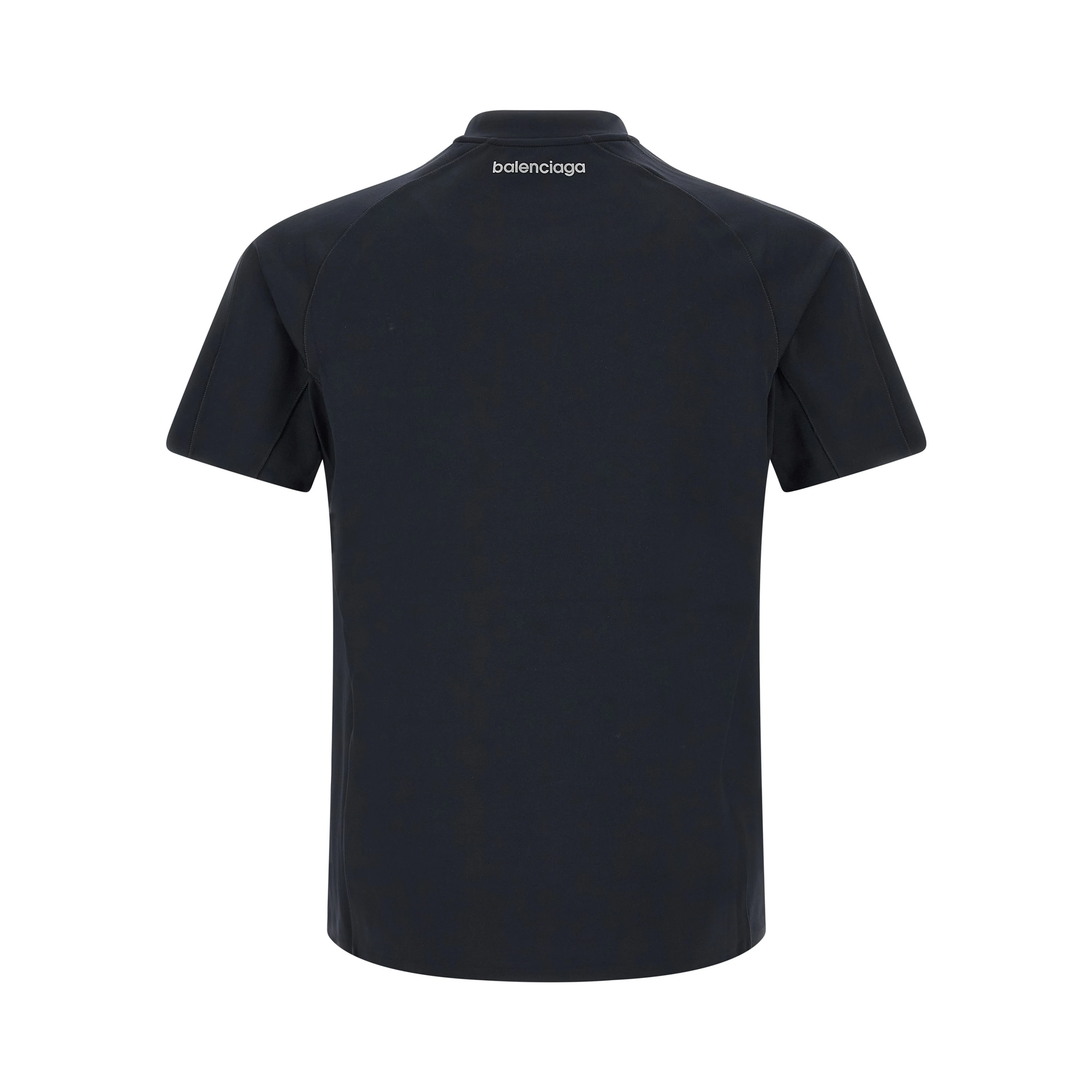 Blue Polyamide T-Shirt