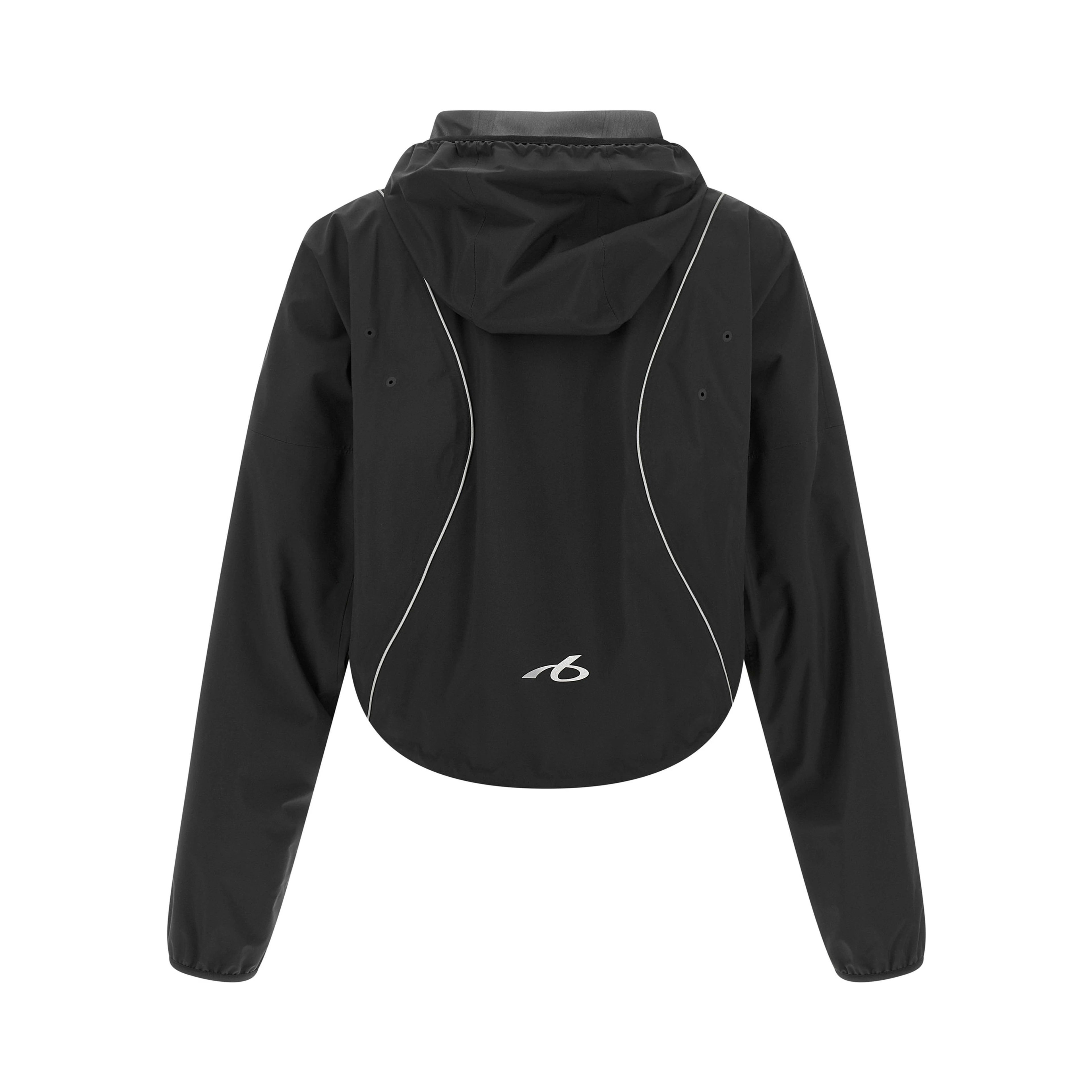 Black Polyester Sweatshirt
