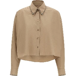Beige Cotton Blouse