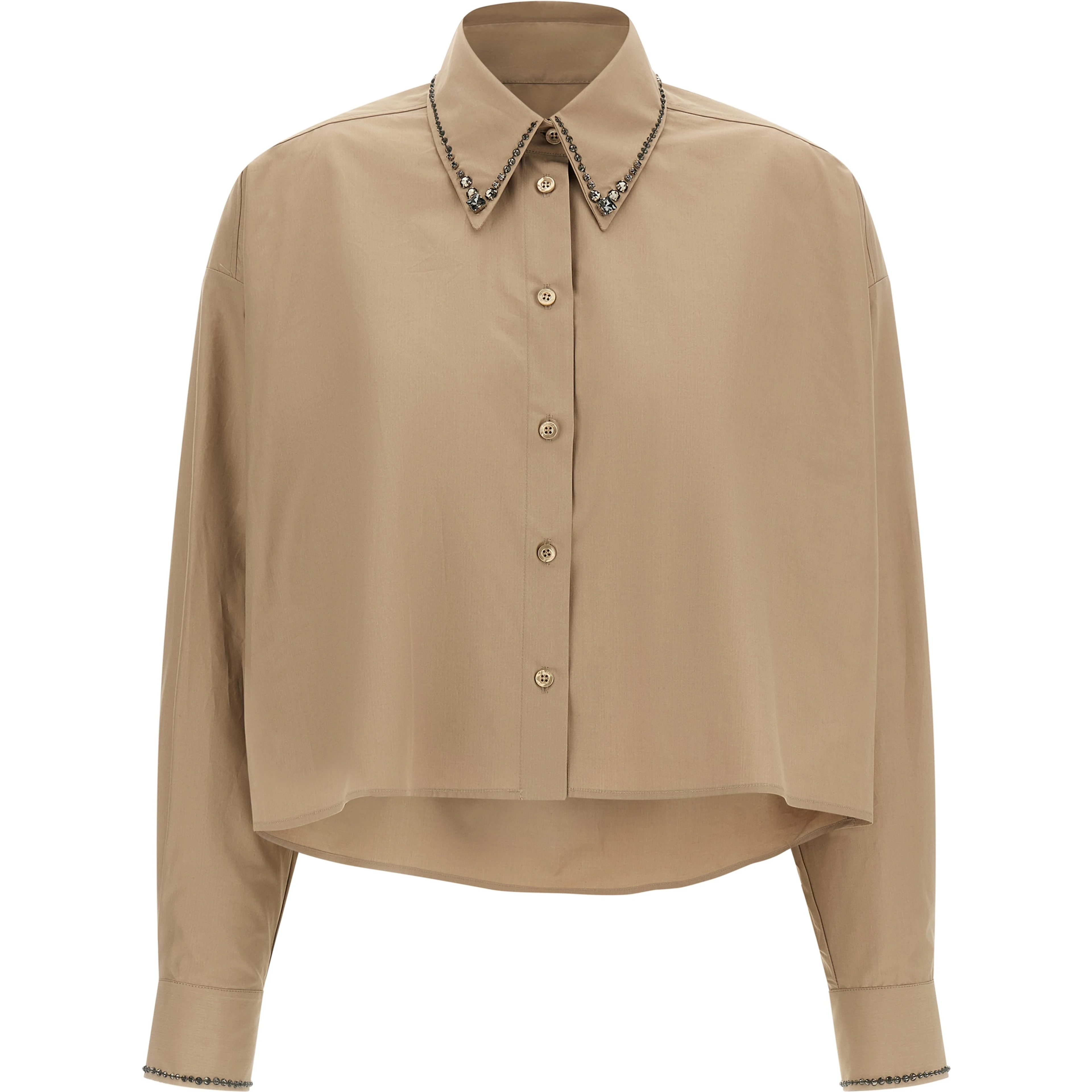 Beige Cotton Blouse