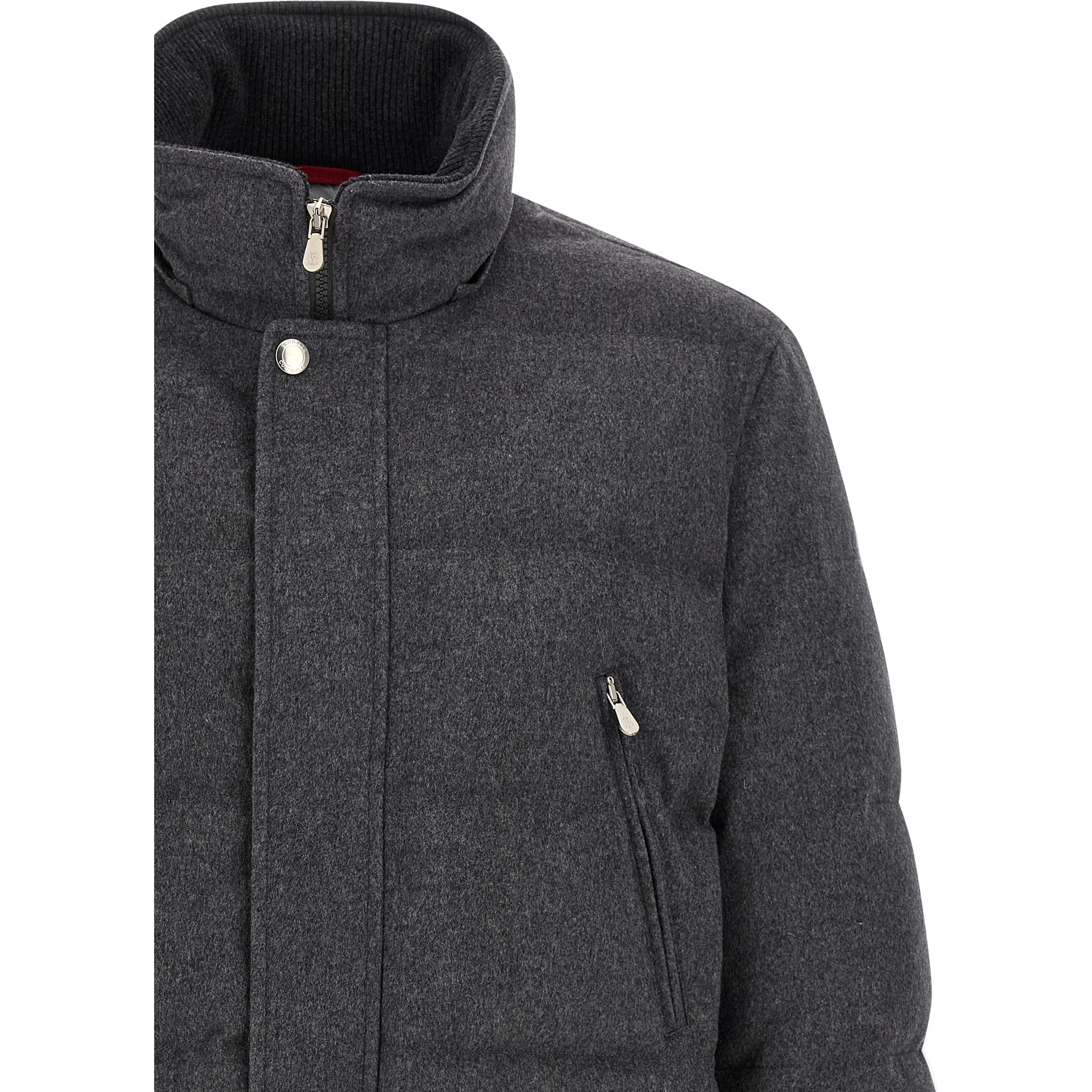 Gray Wool Parka