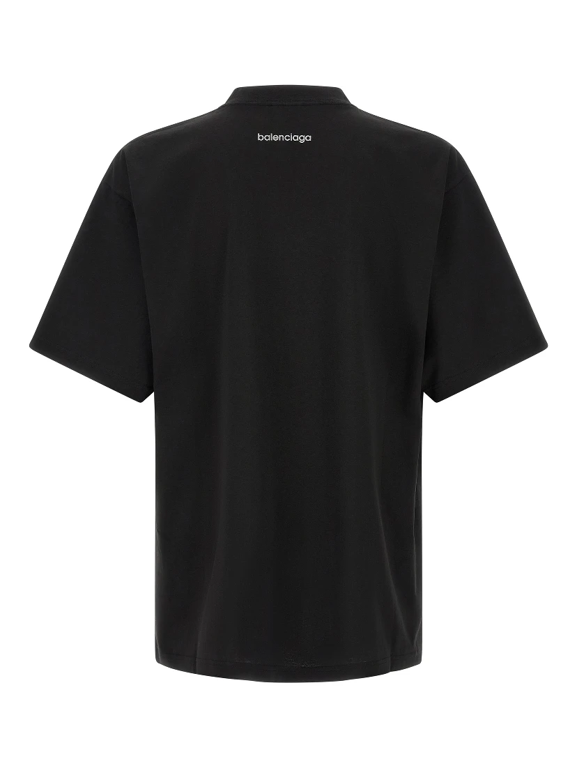 Black Cotton T-Shirt