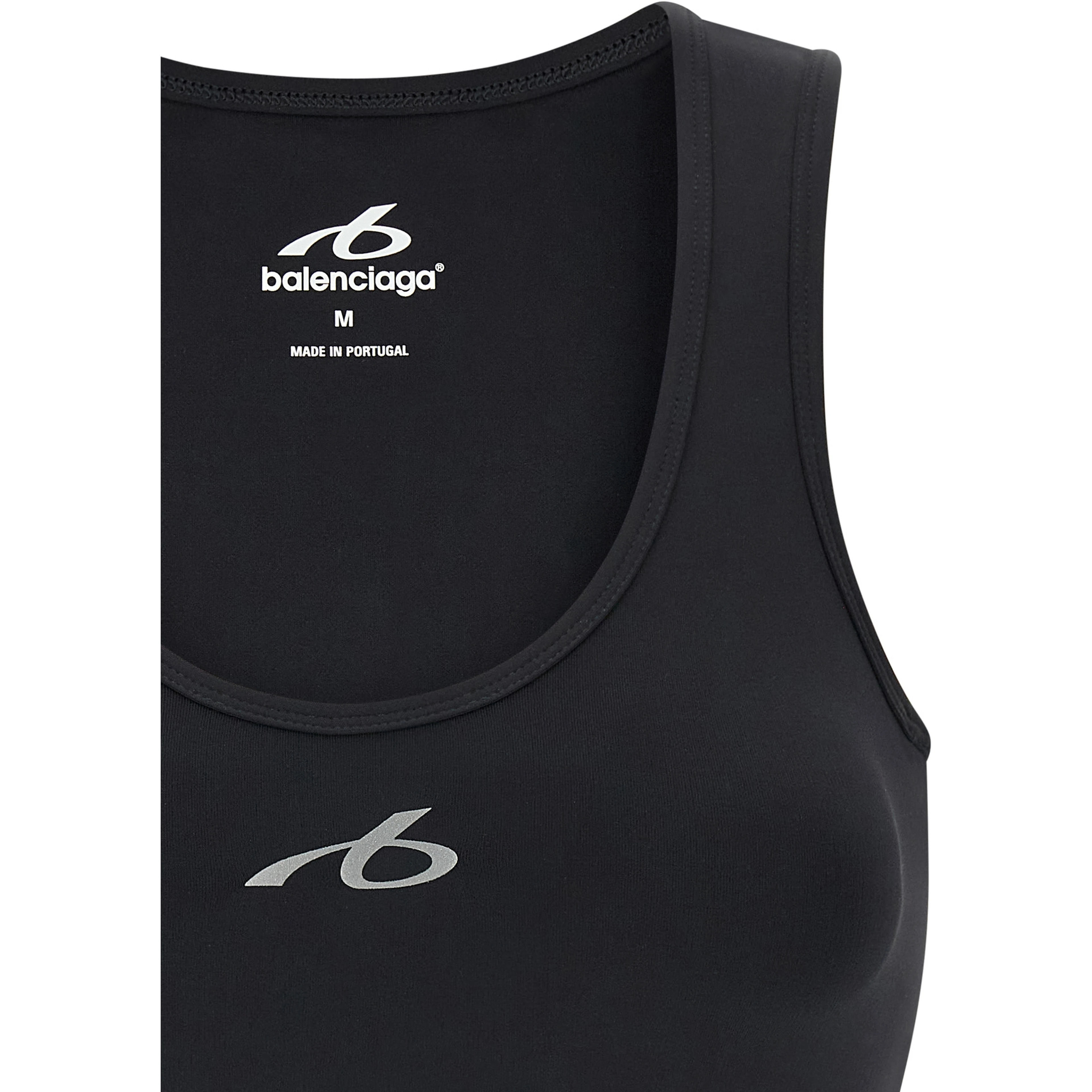 Black Polyamide Sport Bra